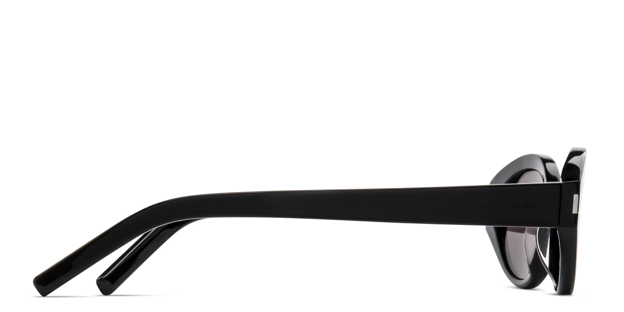 SAINT LAURENT Round Sunglasses in Black – Product Photo 4