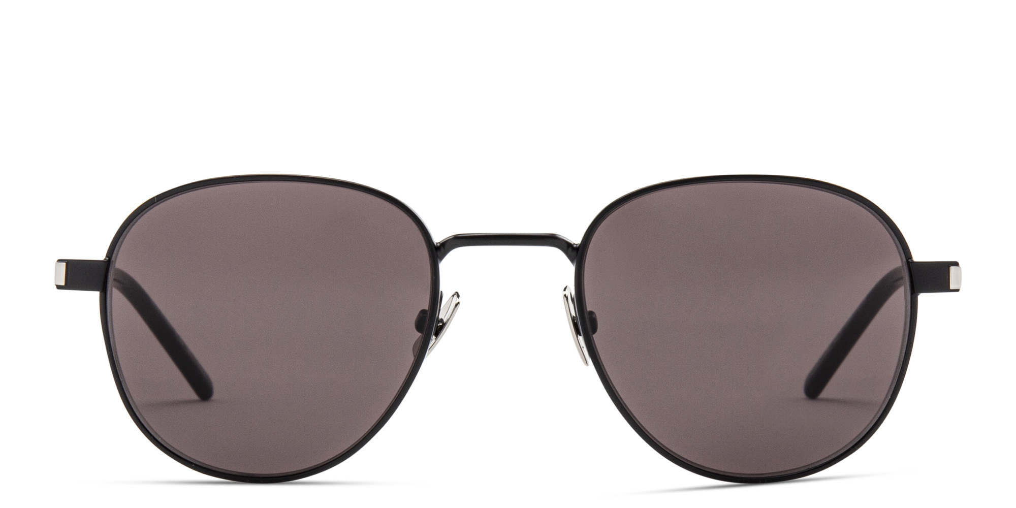 SAINT LAURENT Unisex Round Sunglasses in Black – Product Photo 1