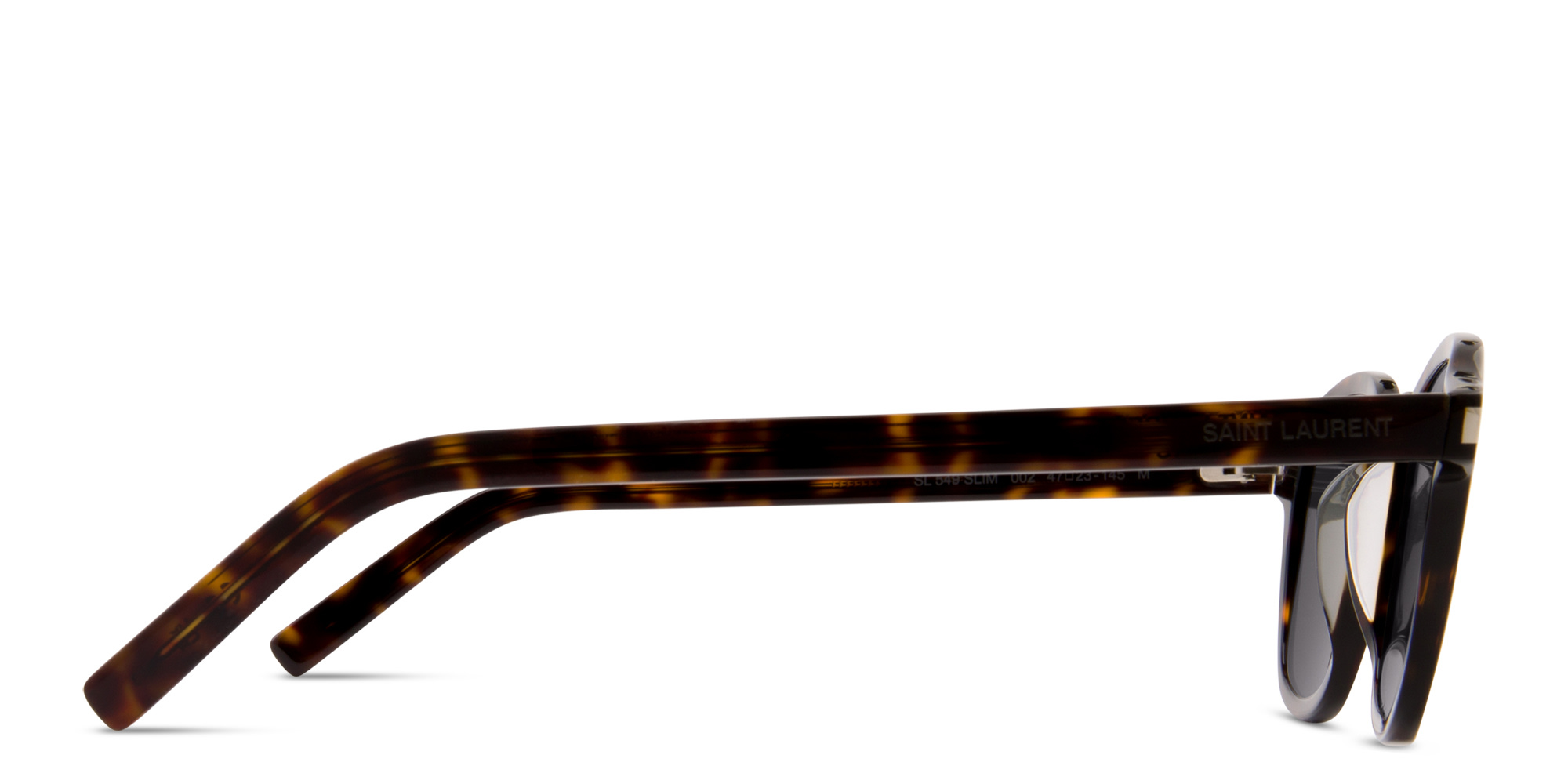 تسوق نظارات شمسية دائرية سان لوران بلون مموه أونلاين.