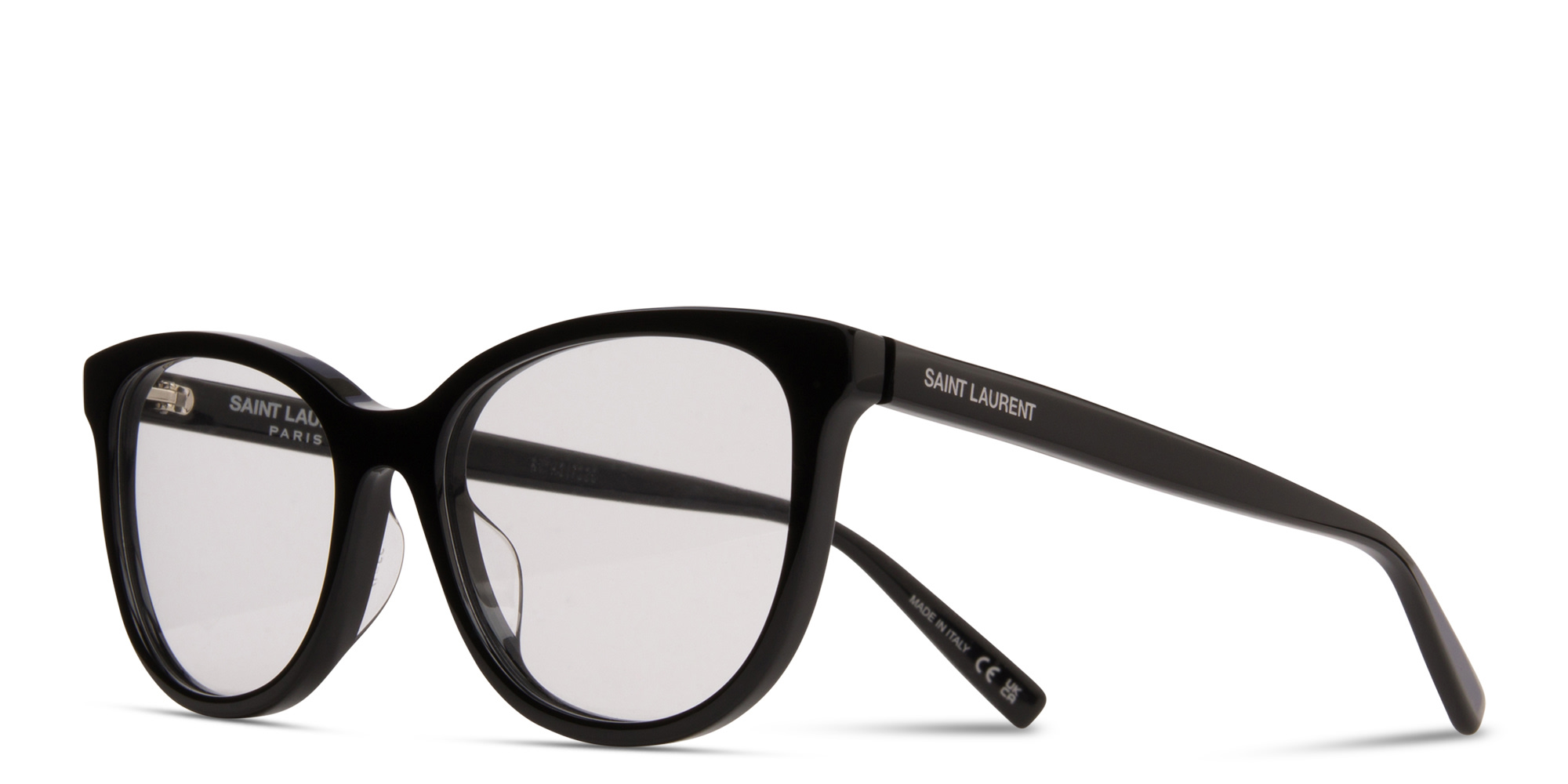 SAINT LAURENT Cat-Eye Eyeglasses in Black – Product Photo 2