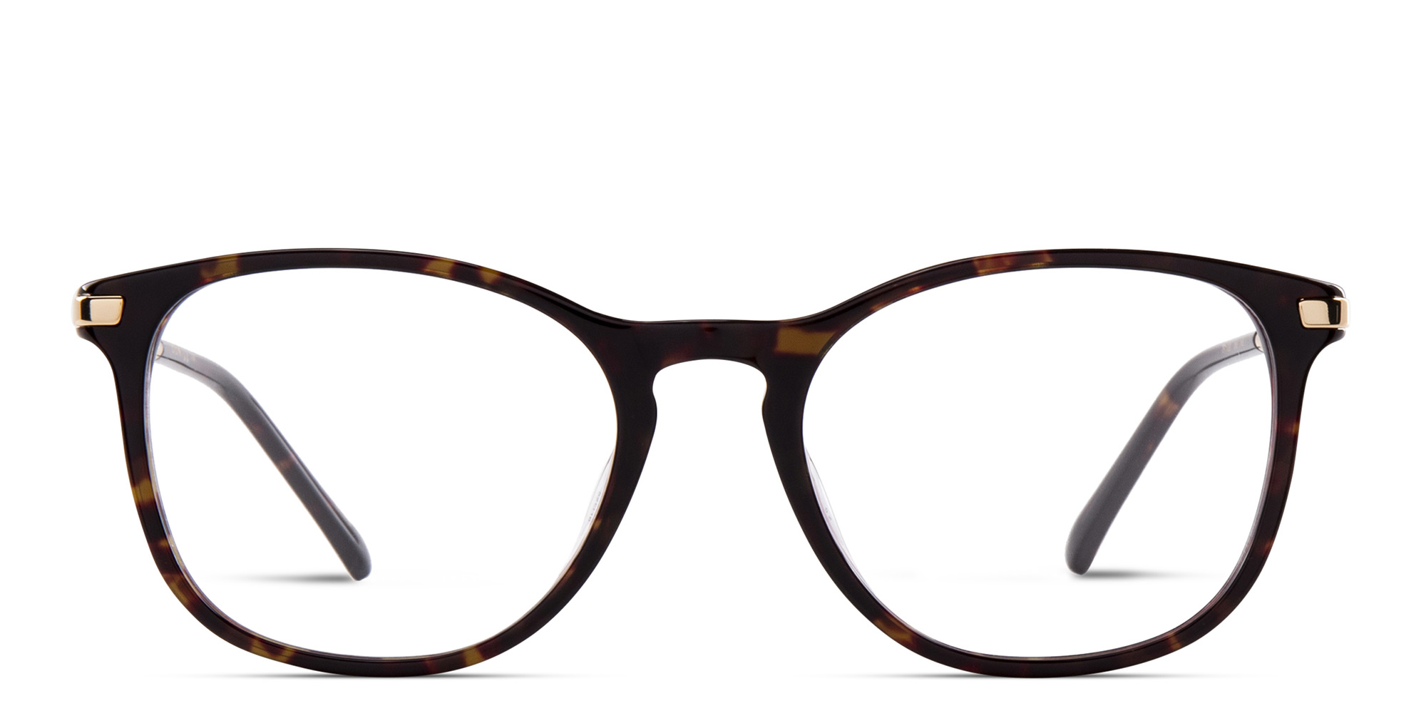 EYE'M Round Eyeglasses in Havana – Product Photo 1
