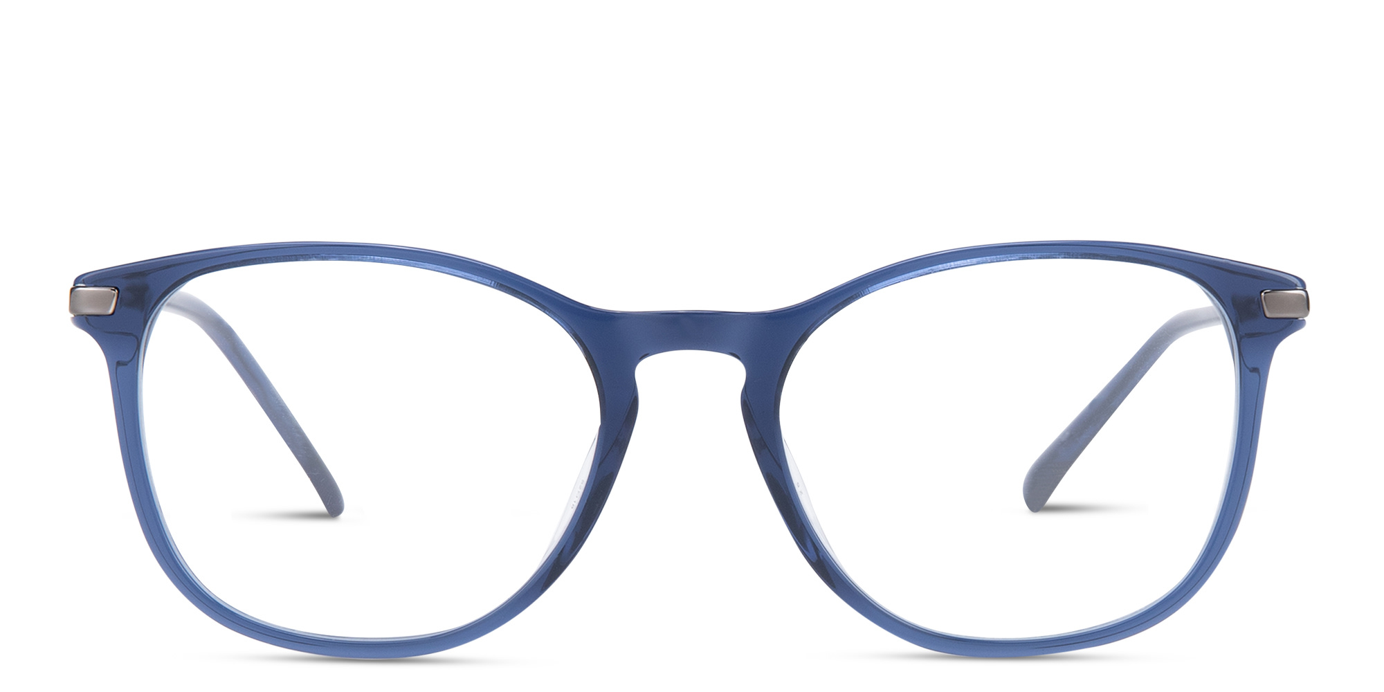 EYE'M Round Eyeglasses in Blue – Product Photo 1