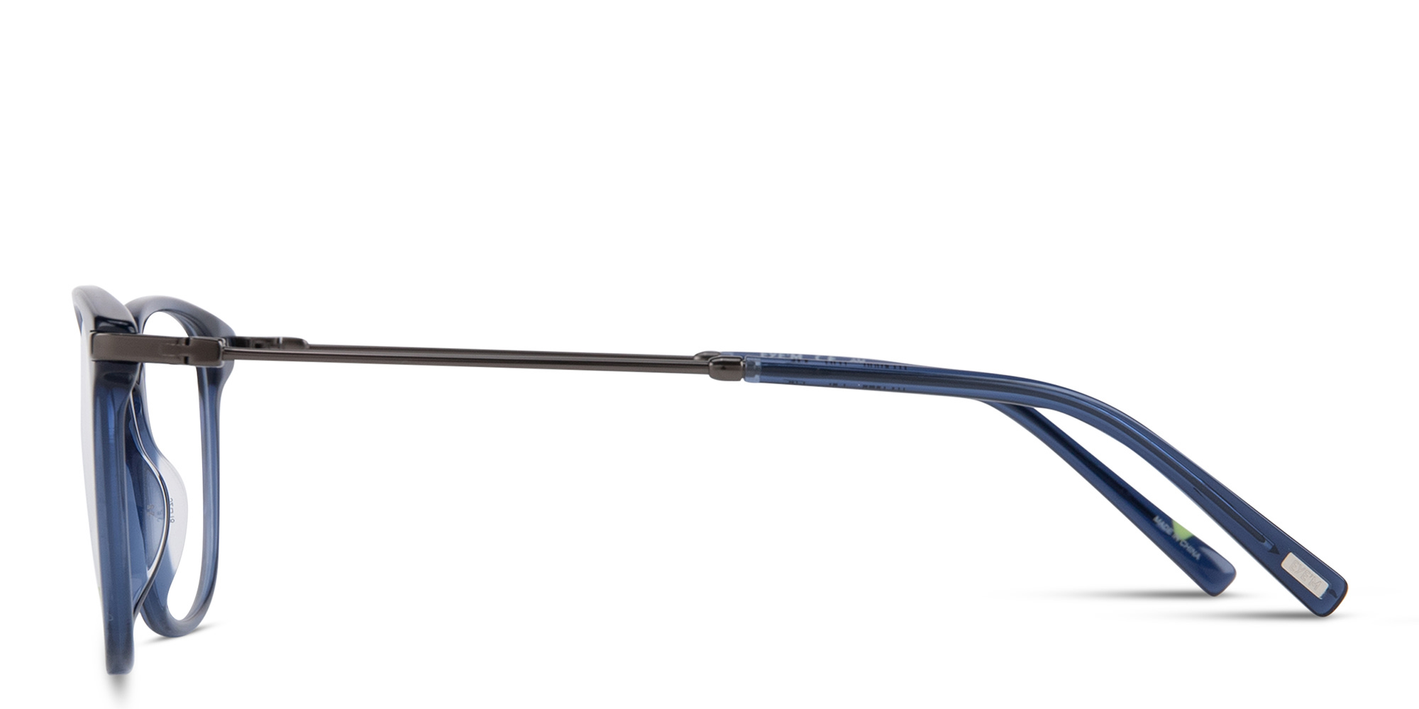 EYE'M Round Eyeglasses in Blue – Product Photo 3