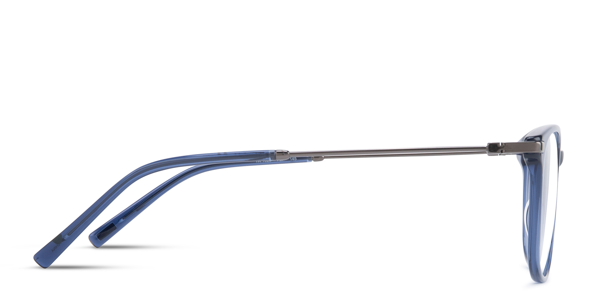 EYE'M Round Eyeglasses in Blue – Product Photo 4