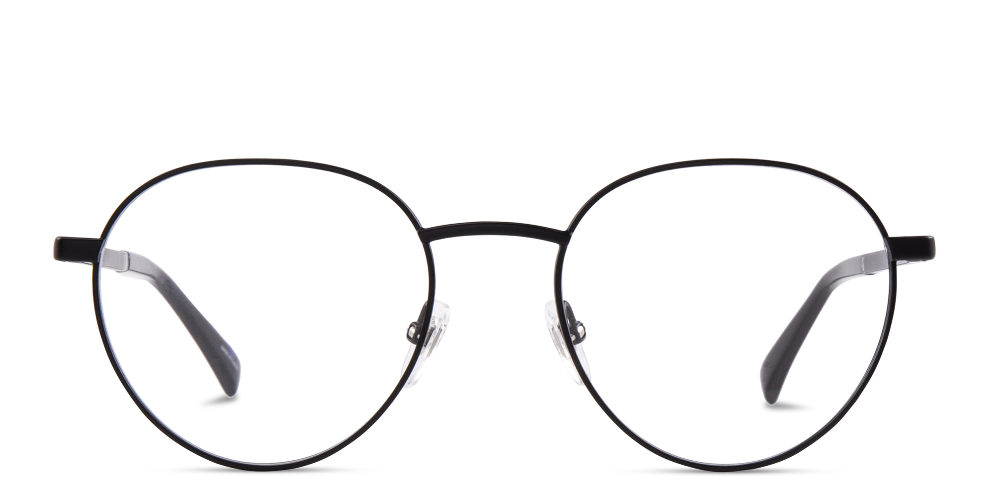 Shop EYE'M Round Eyeglasses in Black online.