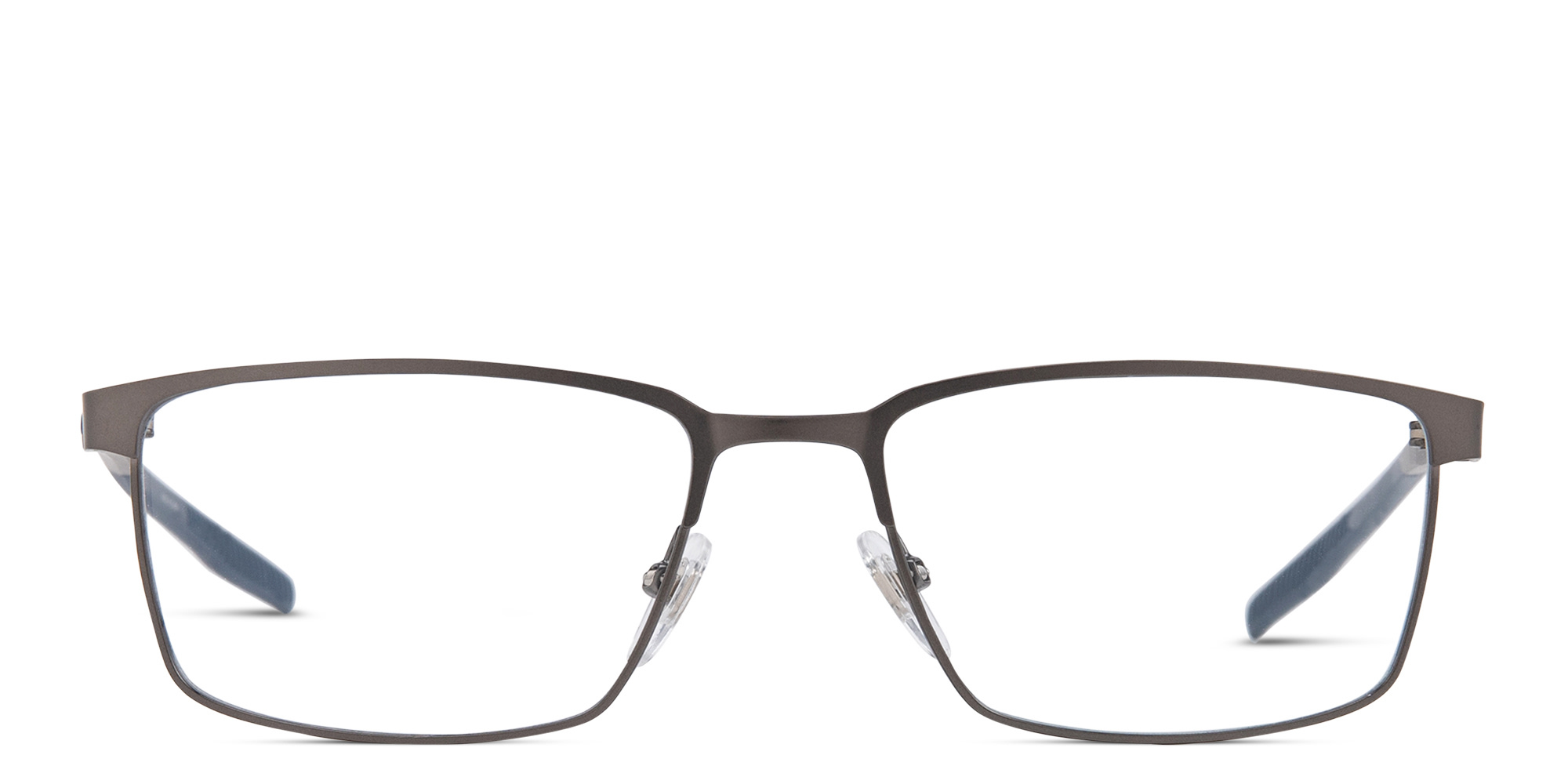 Shop EYE'M Rectangle Eyeglasses in Gunmetal online.