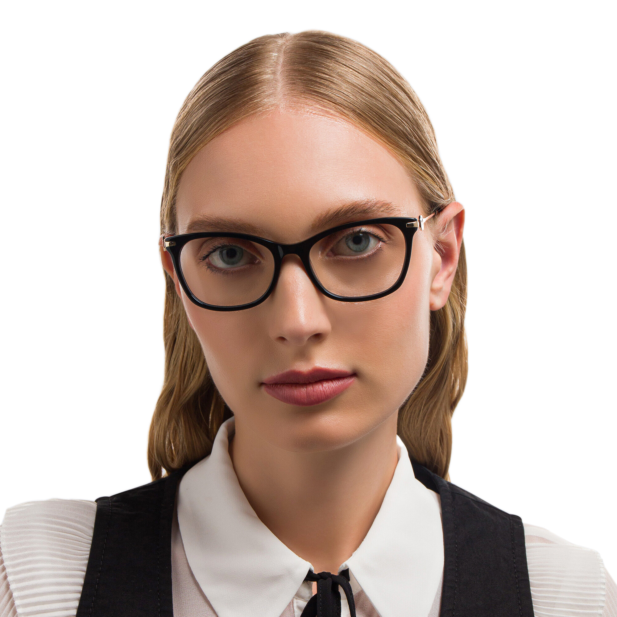 EYE'M Cat-Eye Eyeglasses in Black – Product Photo 5