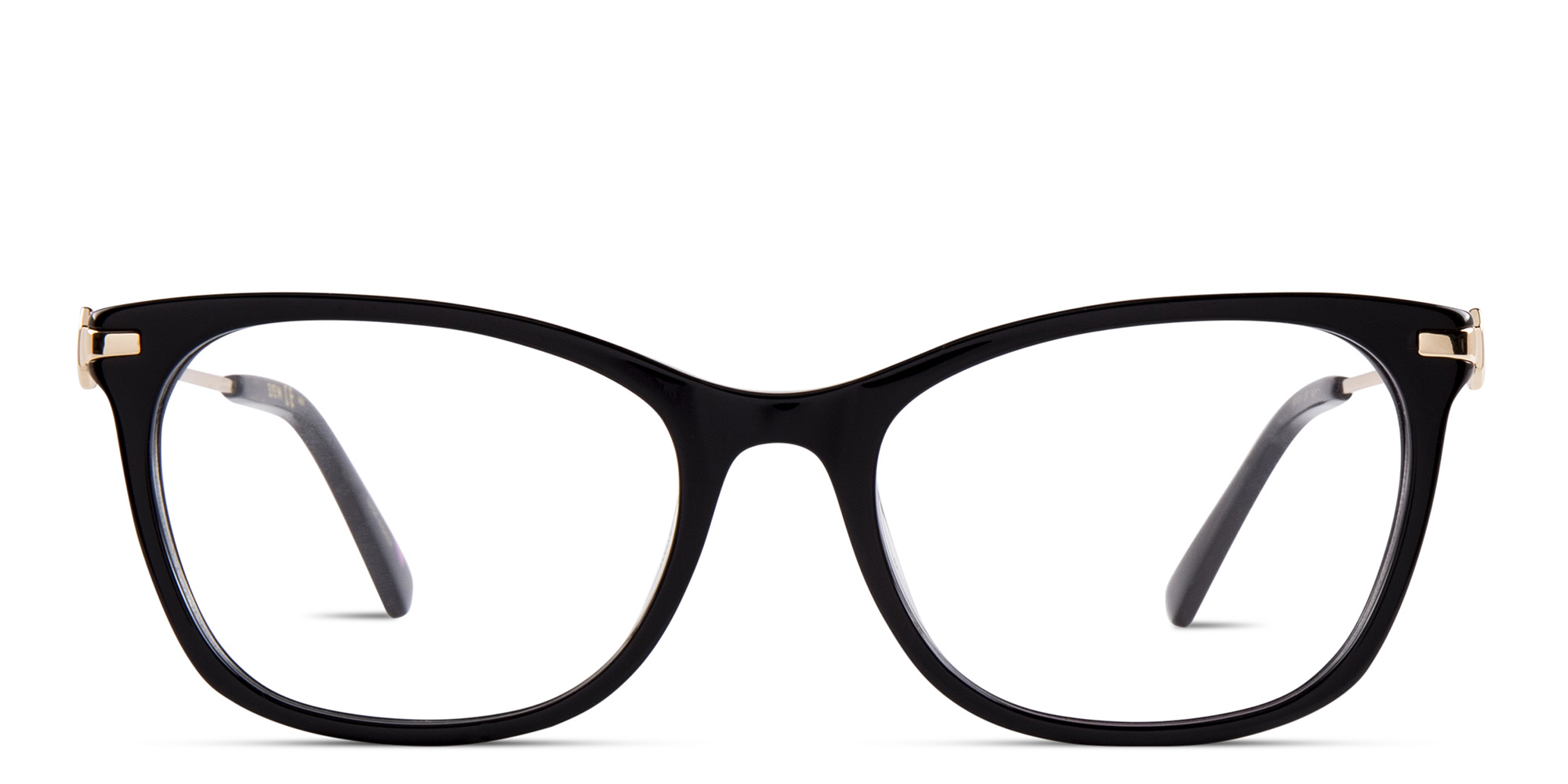 Shop EYE'M Cat-Eye Eyeglasses in Black Gold online.