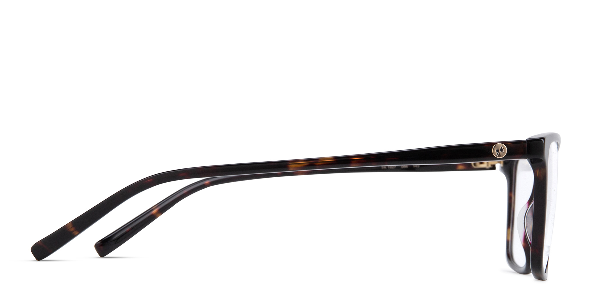 EYE'M Square Eyeglasses in Brown – Product Photo 4