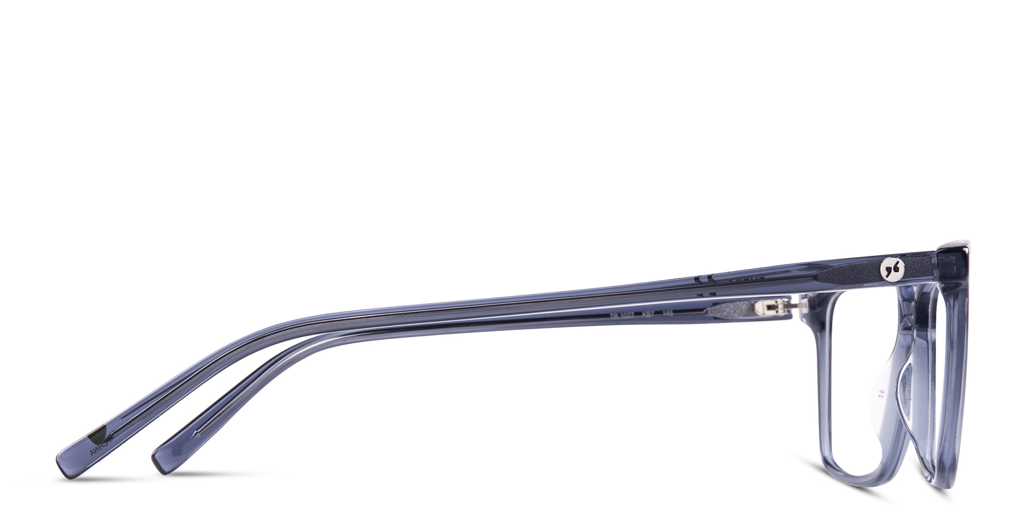 EYE'M Square Eyeglasses in Grey – Product Photo 4