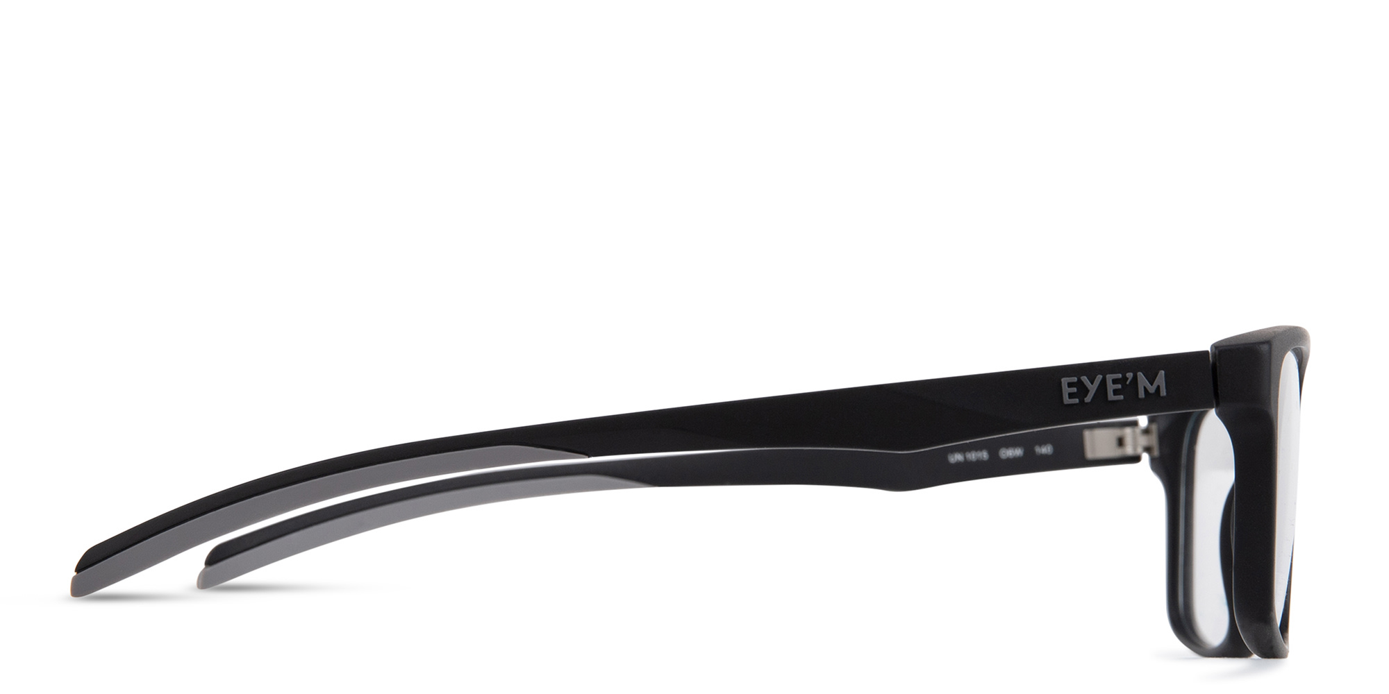 تسوق نظارات طبية مستطيلة واسعة EYE'M بلون أسود أونلاين.