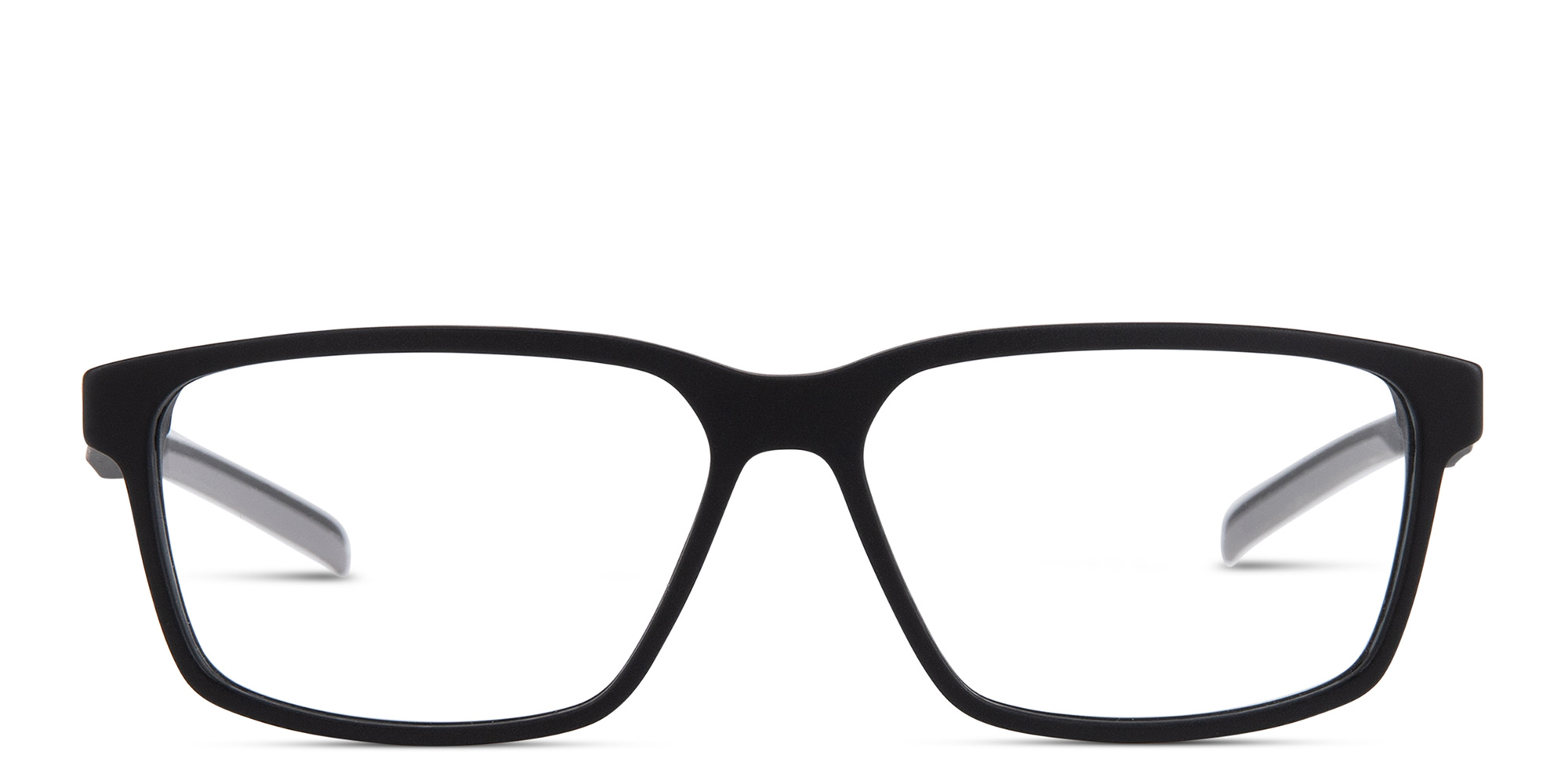 Shop EYE'M Wide Rectangle Eyeglasses in Black online.