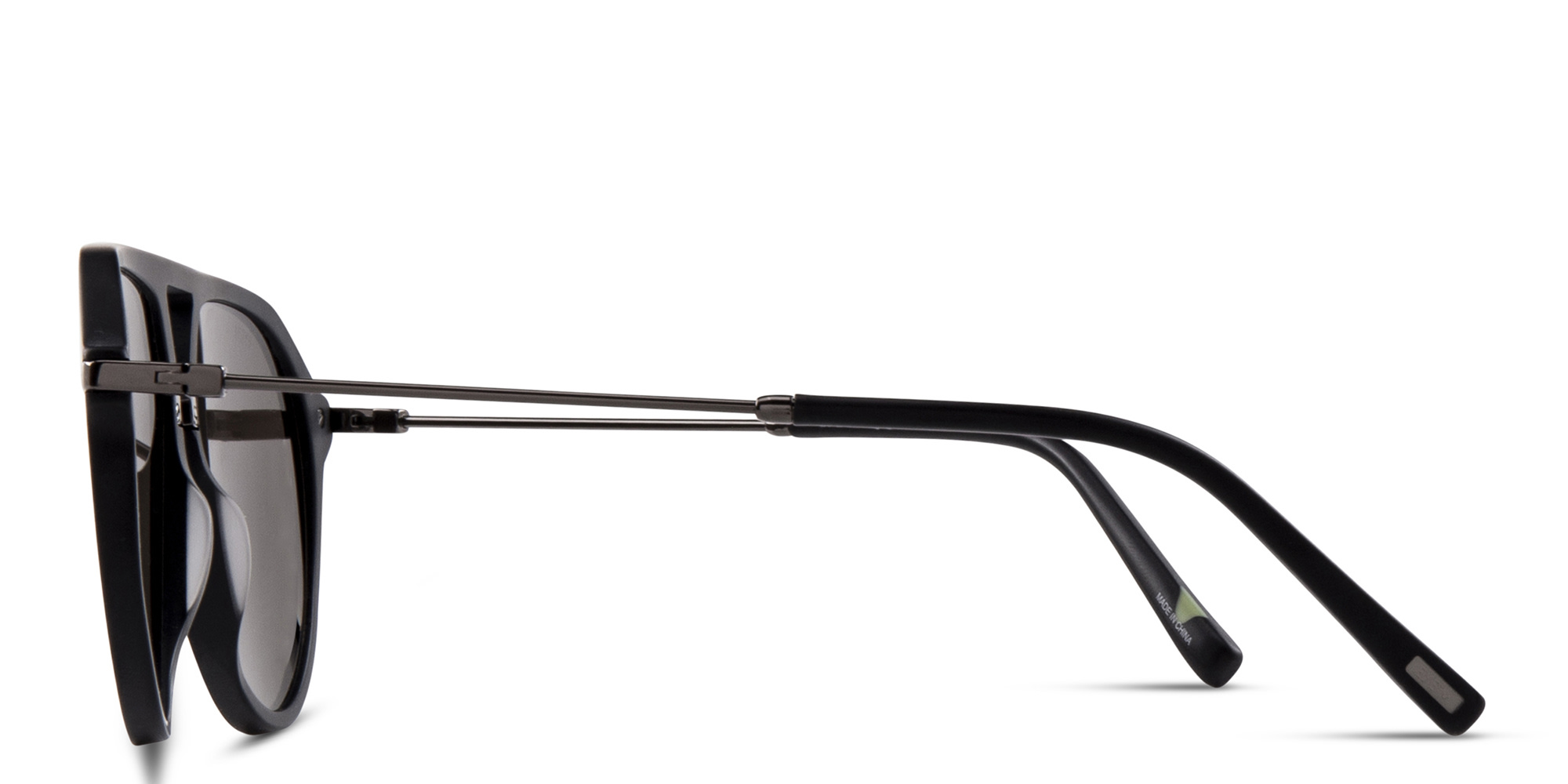 Shop EYE'M Aviator Sunglasses in Black online.