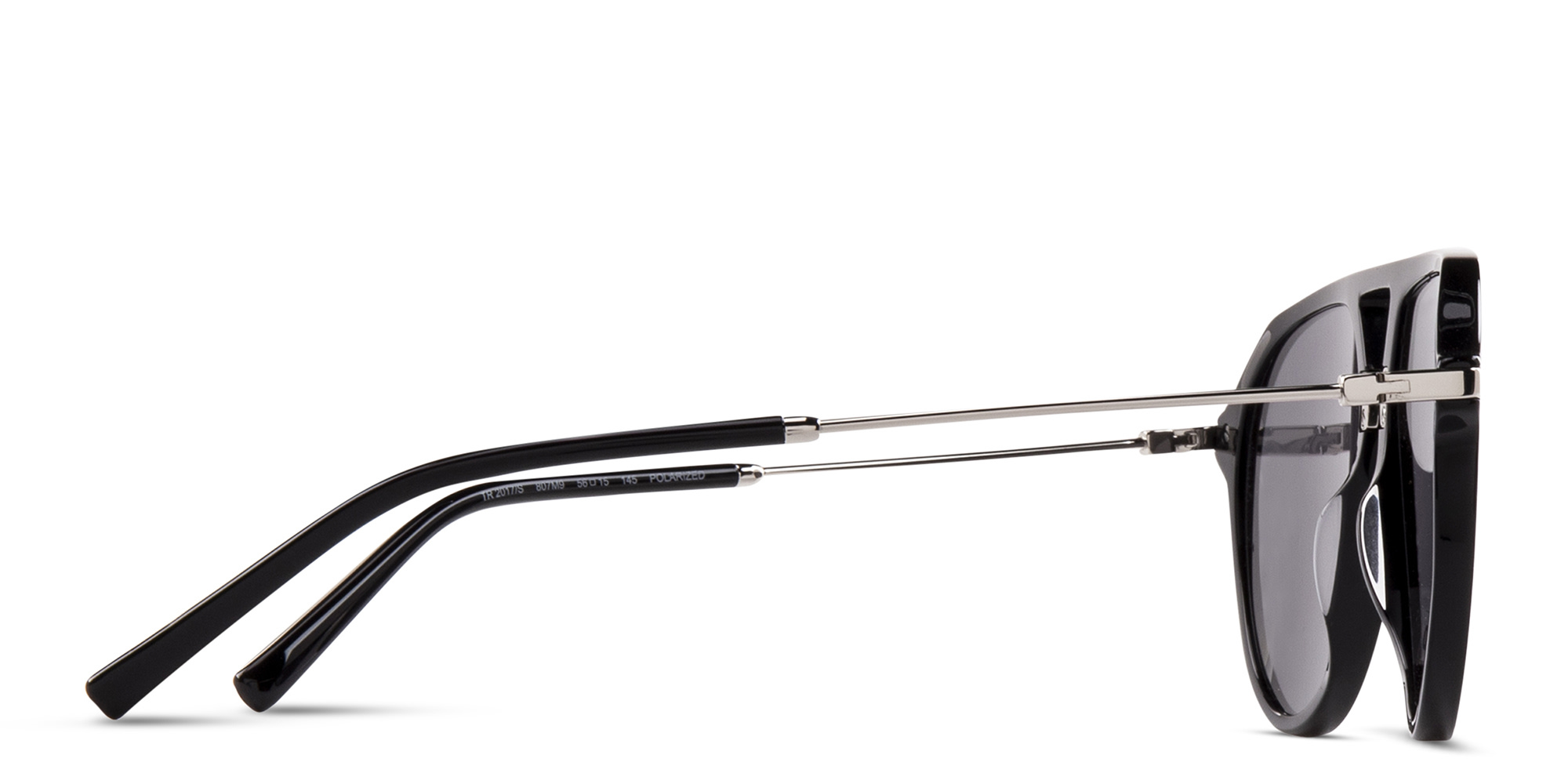 Shop EYE'M Aviator Sunglasses in Black & Silver online.