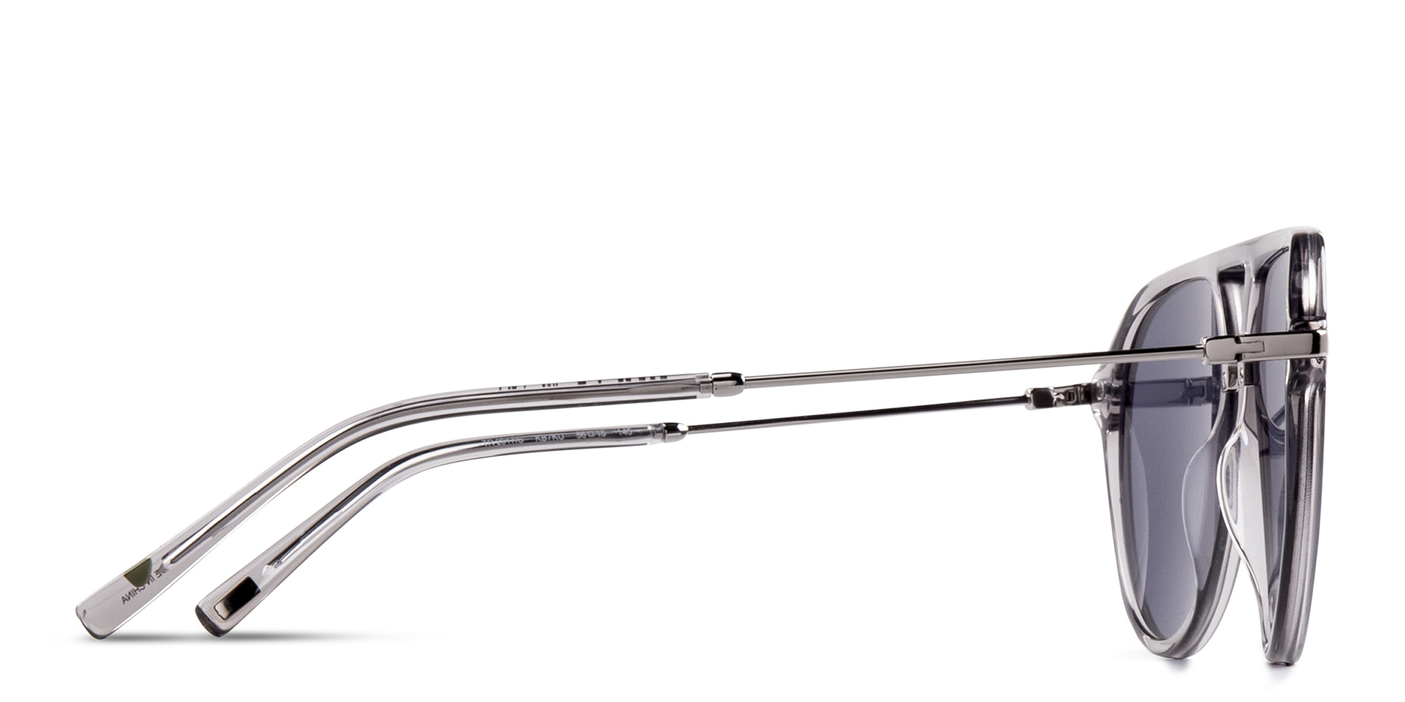 EYE'M Aviator Sunglasses in Grey – Product Photo 4