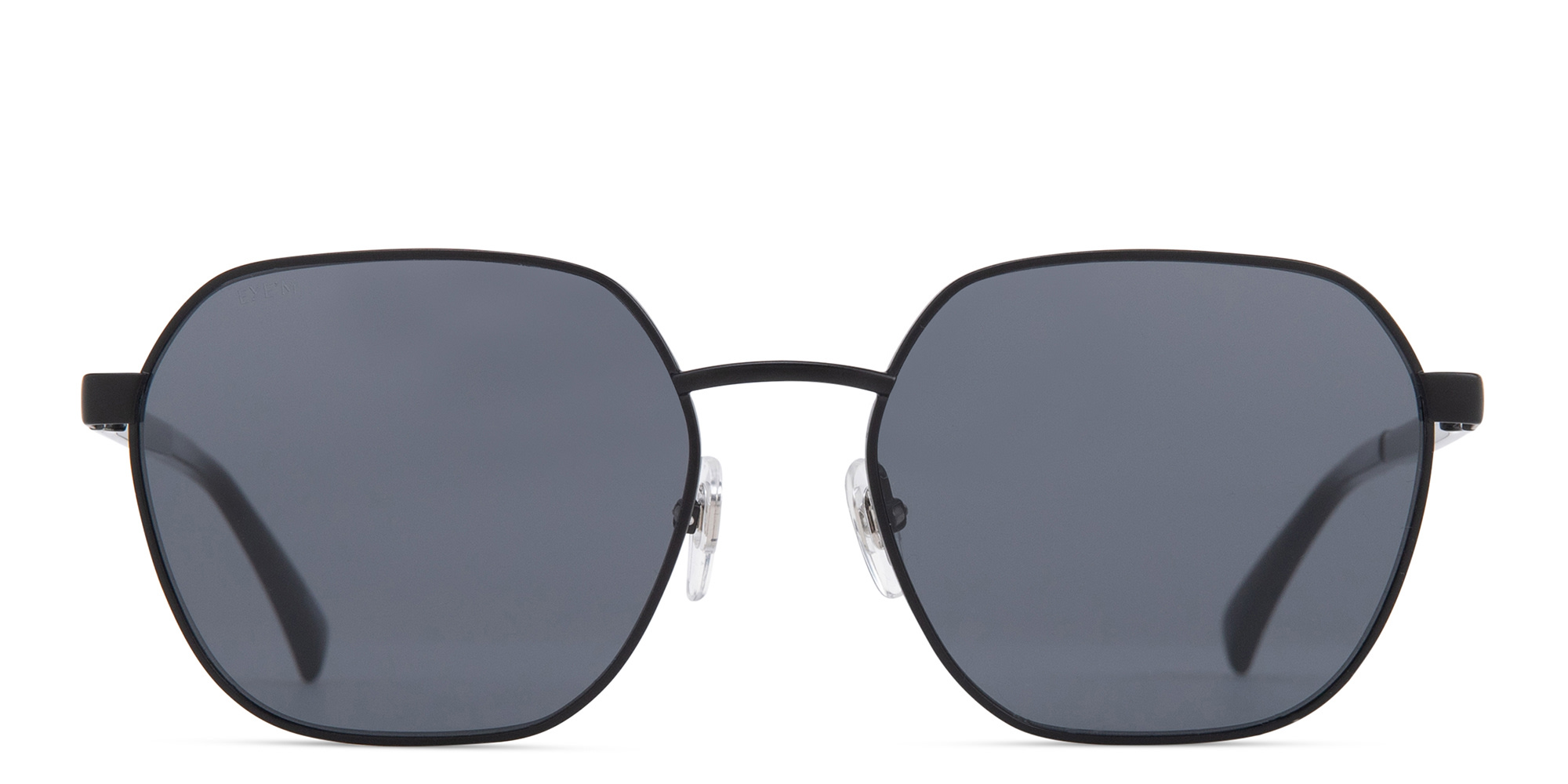 EYE'M Irregular Sunglasses in Black – Product Photo 1