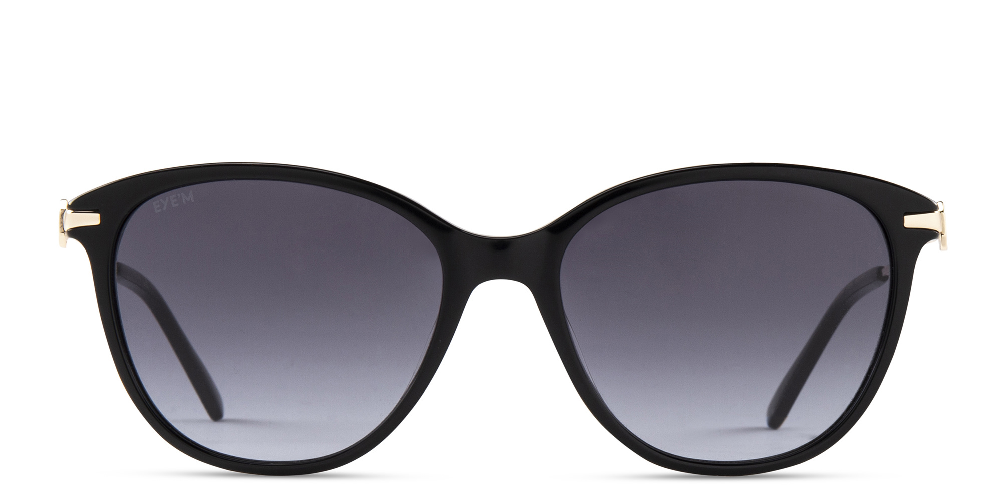 Shop EYE'M Cat-Eye Sunglasses in Black online.
