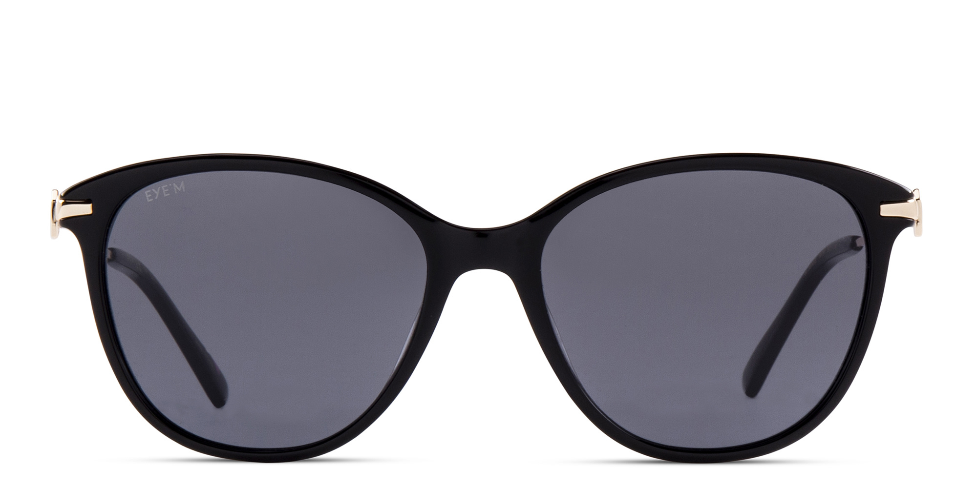 EYE'M Cat-Eye Sunglasses in Black – Product Photo 1