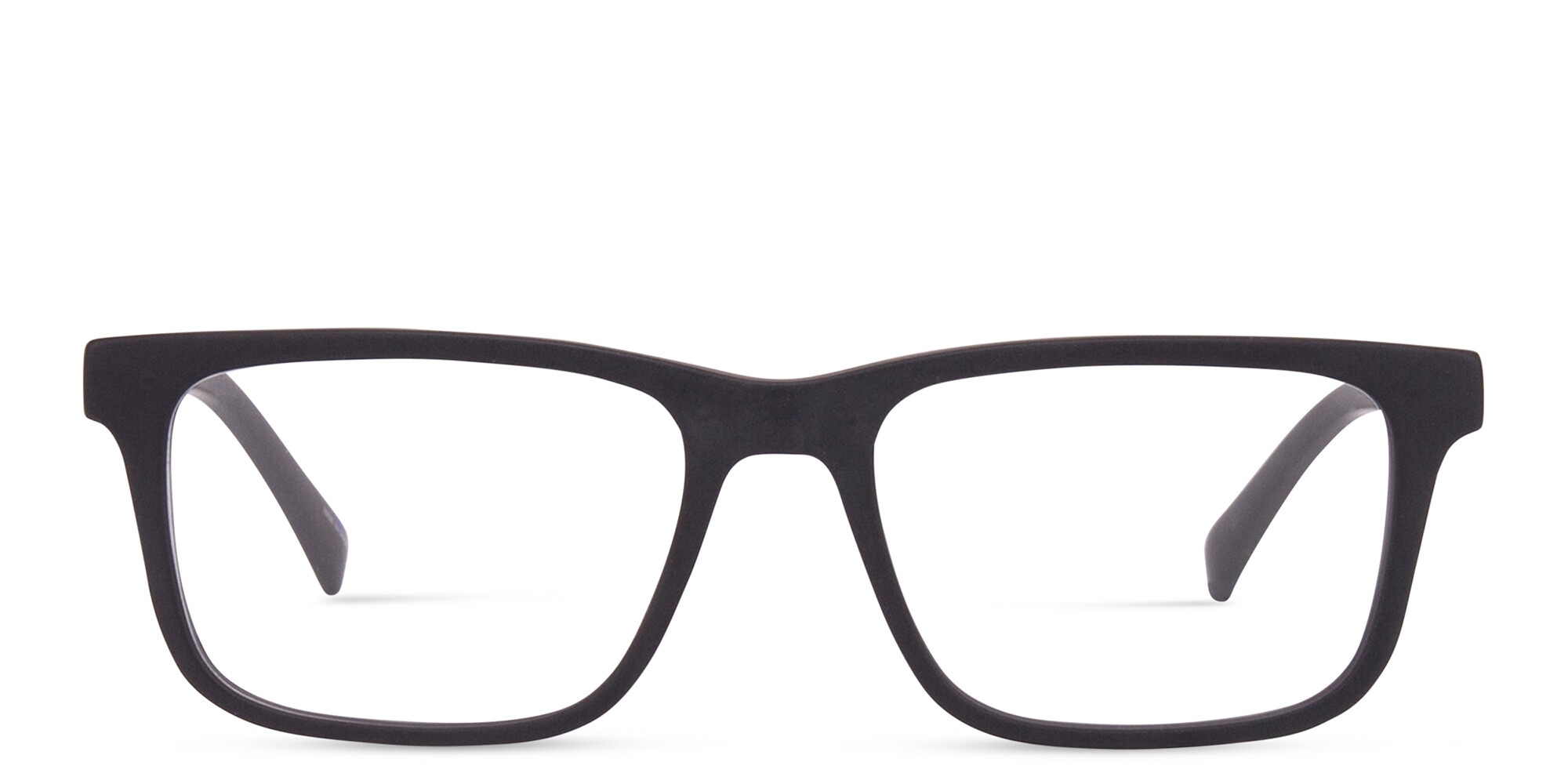 EYE'M Clip-On Rectangle Eyeglasses in Black – Product Photo 3