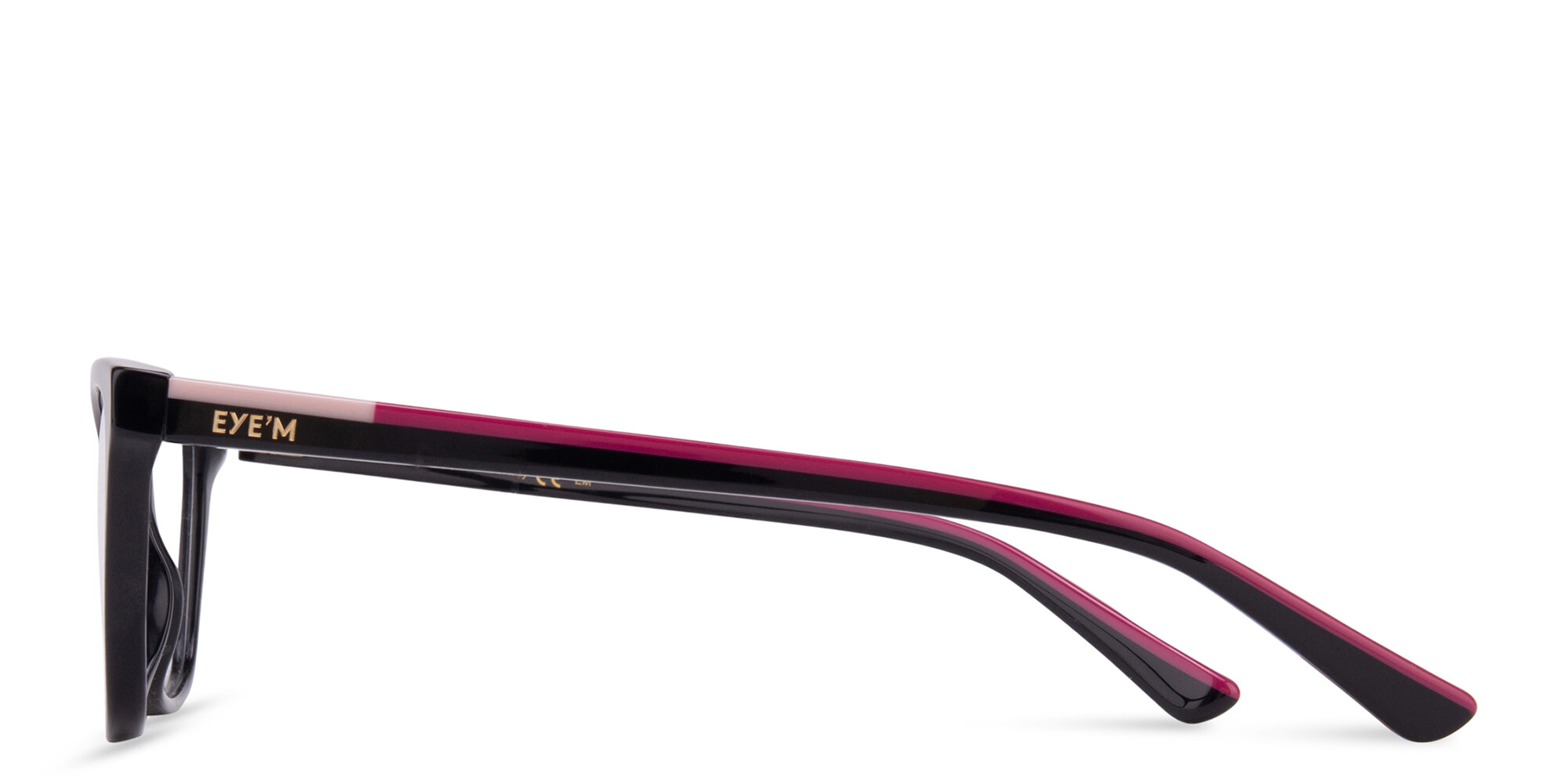 EYE'M Cat-Eye Eyeglasses in Black – Product Photo 3