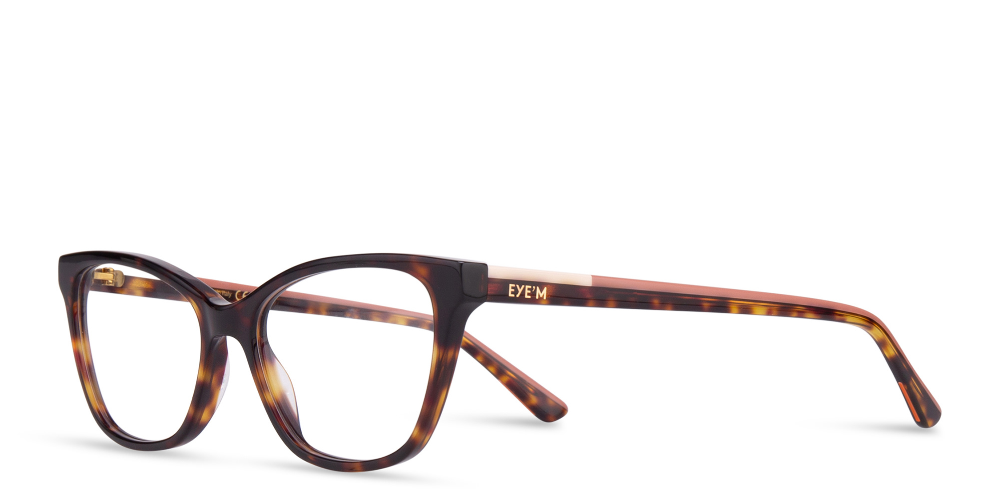 EYE'M Cat-Eye Eyeglasses in Havana – Product Photo 5