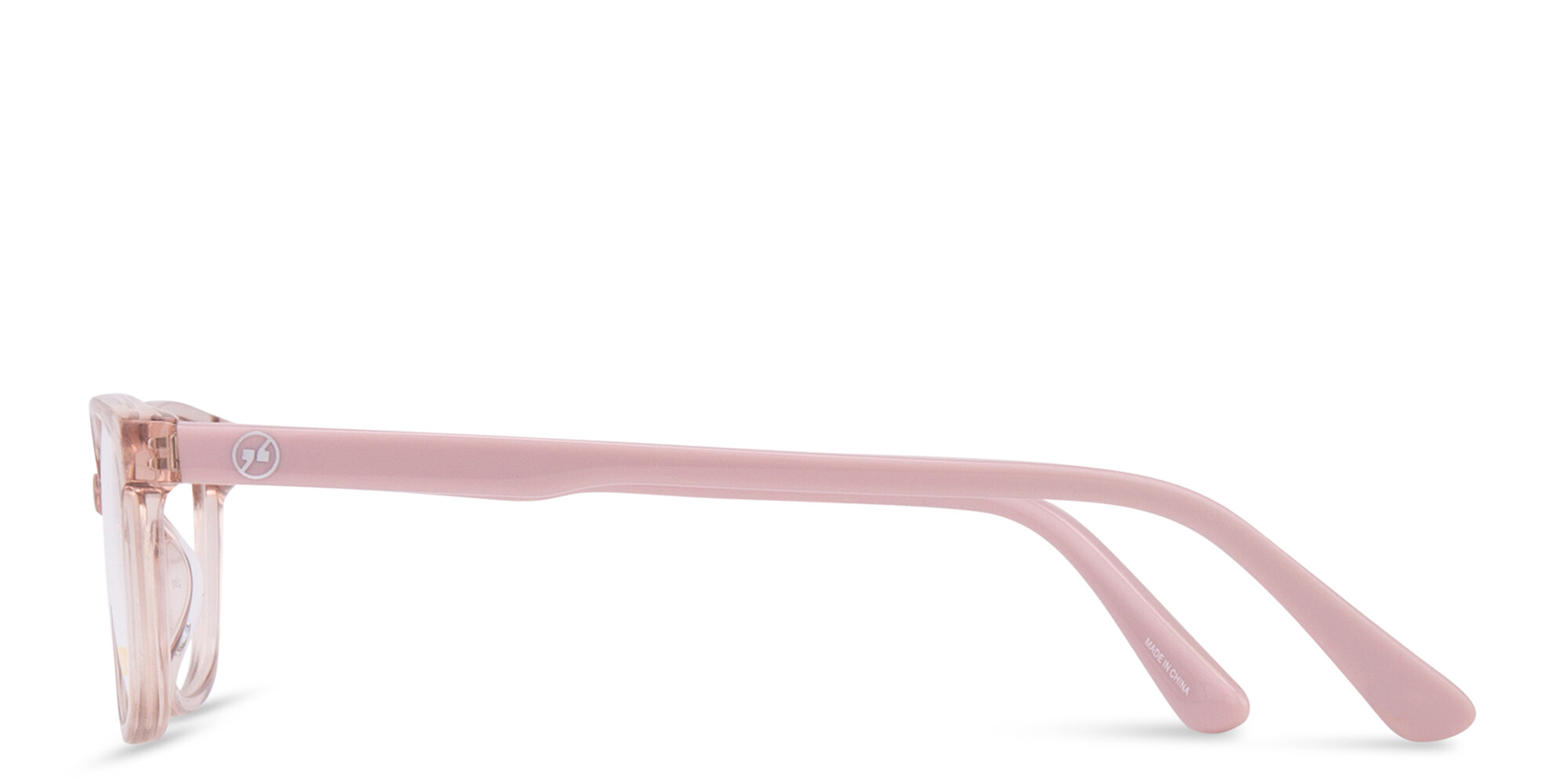 Shop EYE'M Kids Rectangle Eyeglasses in Pink online.