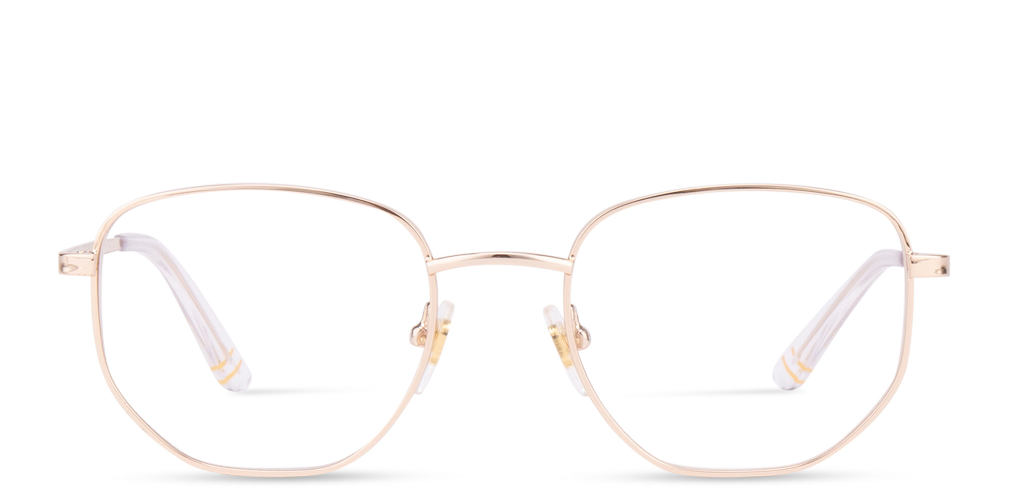 Shop EYE'M Kids Irregular Eyeglasses in Gold online.
