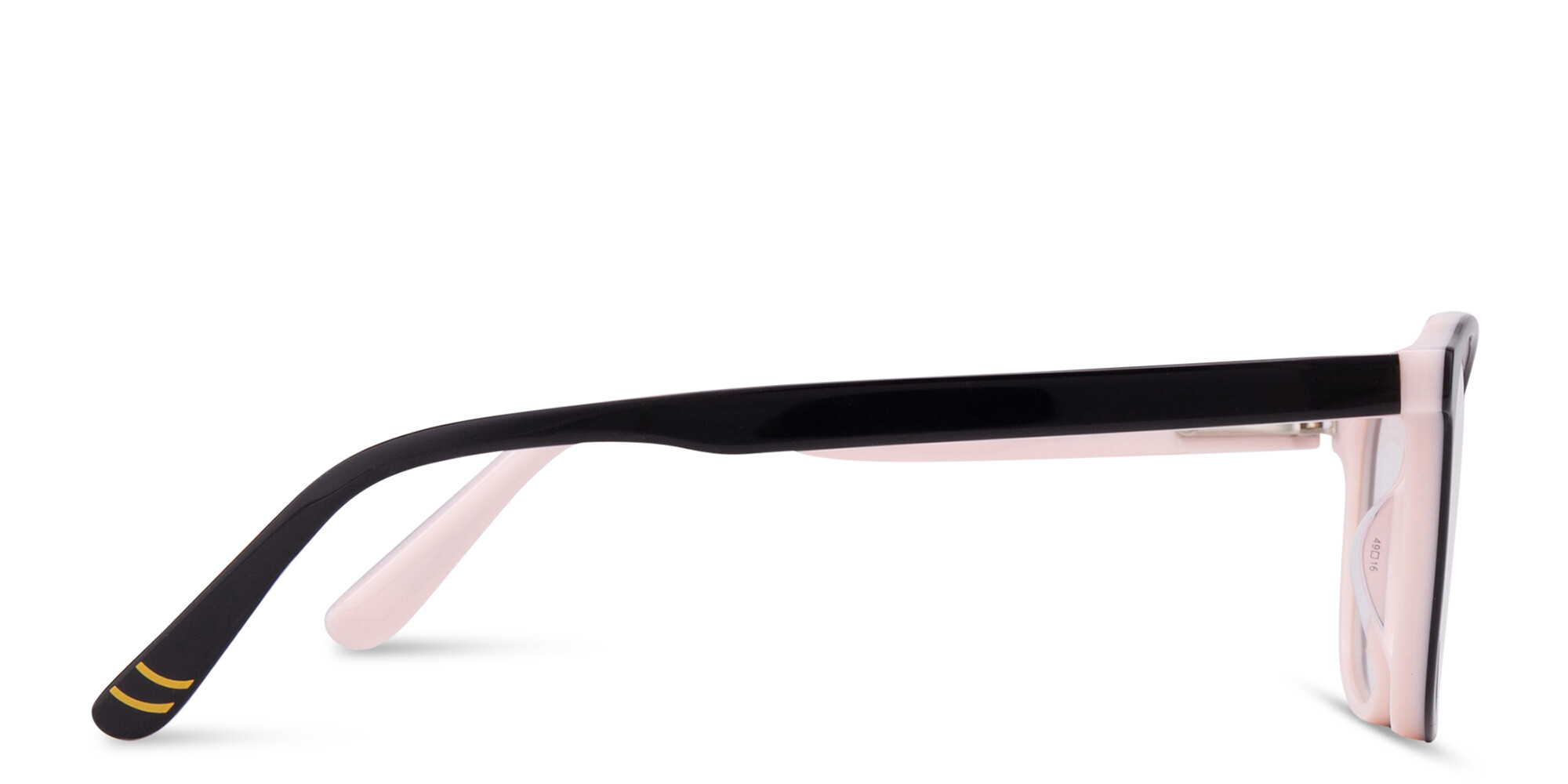 Shop EYE'M Kids Square Eyeglasses in Black & Pink online.