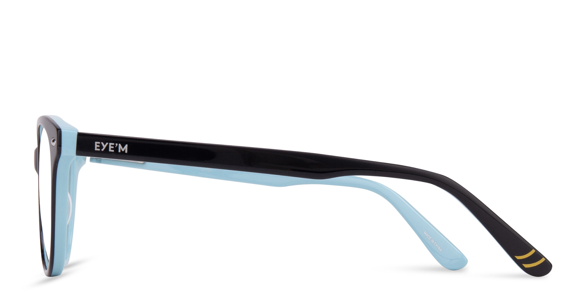 Shop EYE'M Kids Round Eyeglasses in Black online.