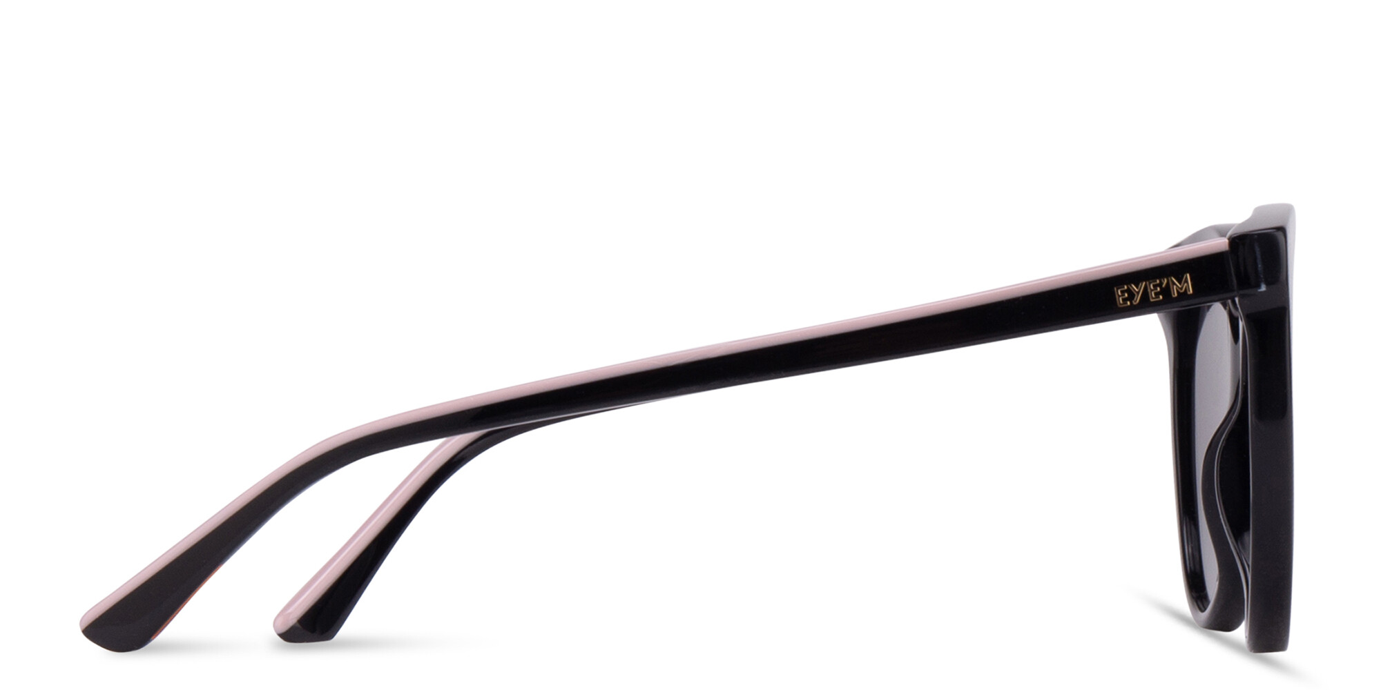 EYE'M Cat-Eye Sunglasses in Black – Product Photo 4