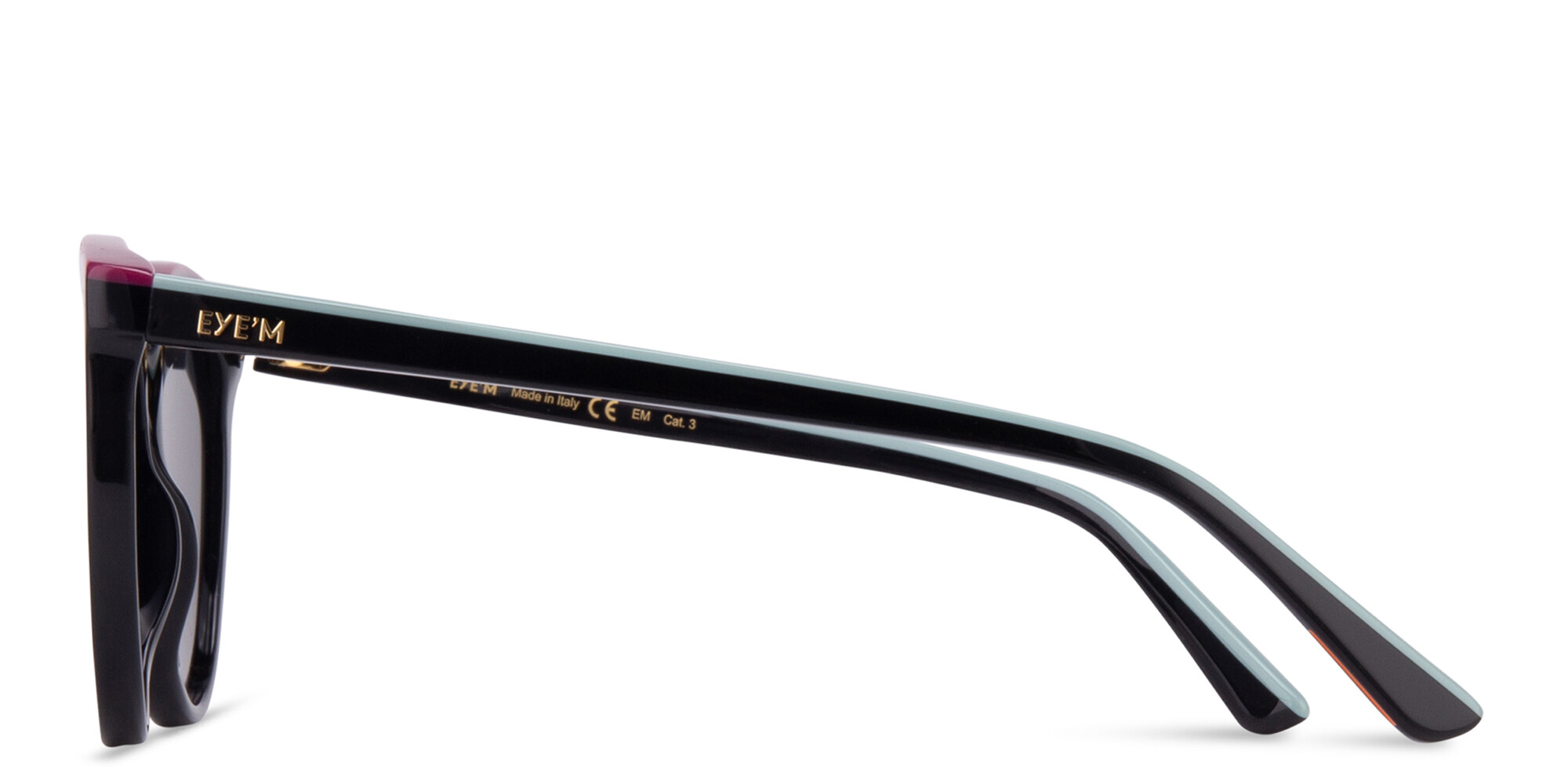 نظارات شمسية كات آي من EYE'M بلون أسود - صورة المنتج 2