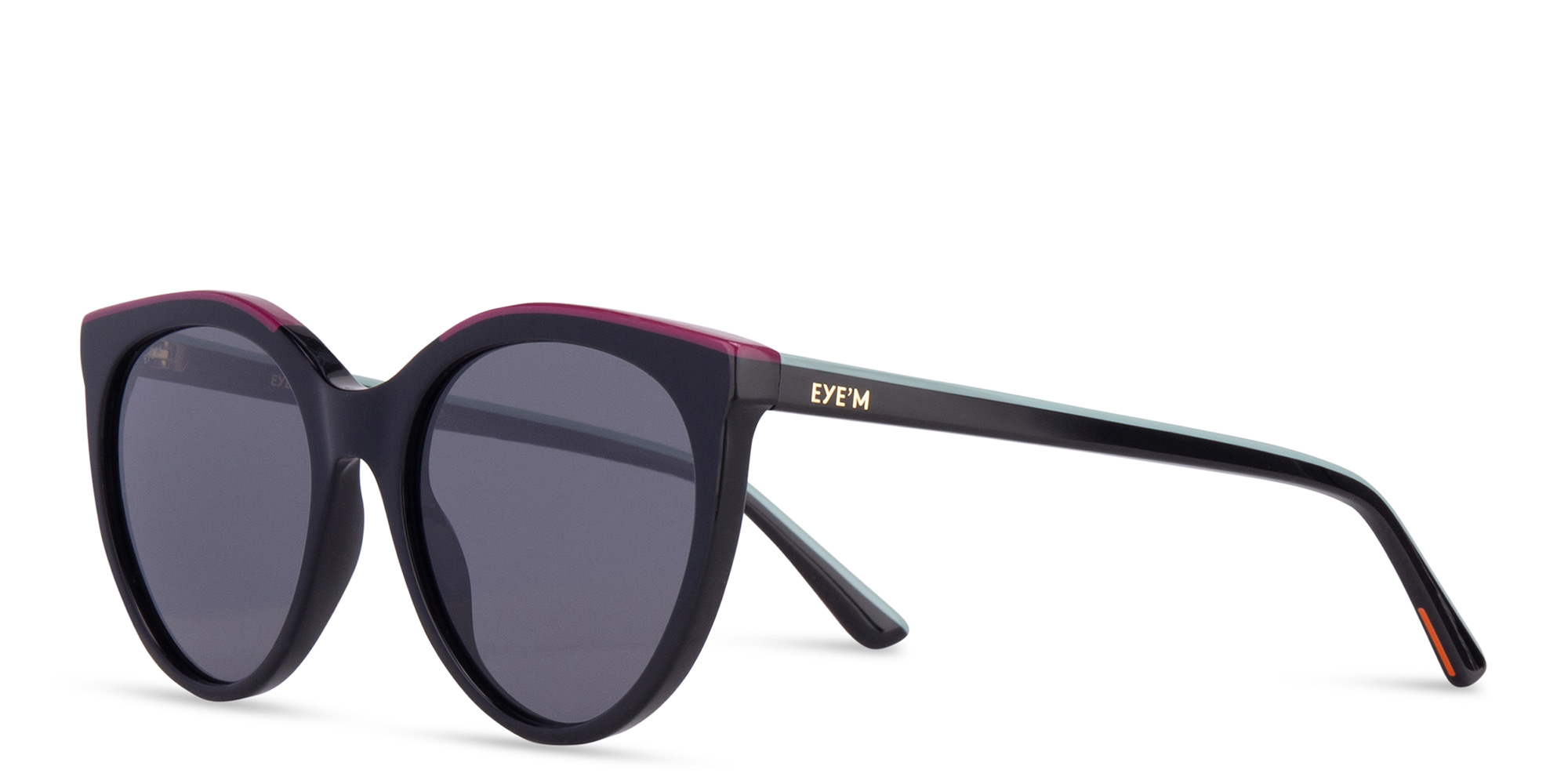 نظارات شمسية كات آي من EYE'M بلون أسود - صورة المنتج 5