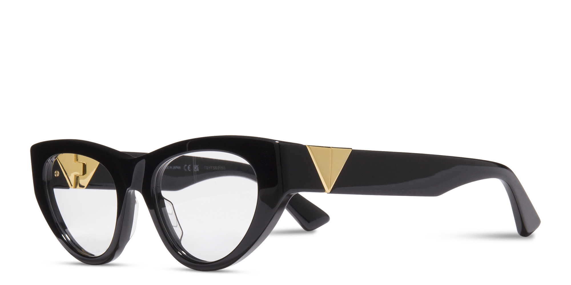BOTTEGA VENETA Cat-Eye Eyeglasses in Black – Product Photo 2