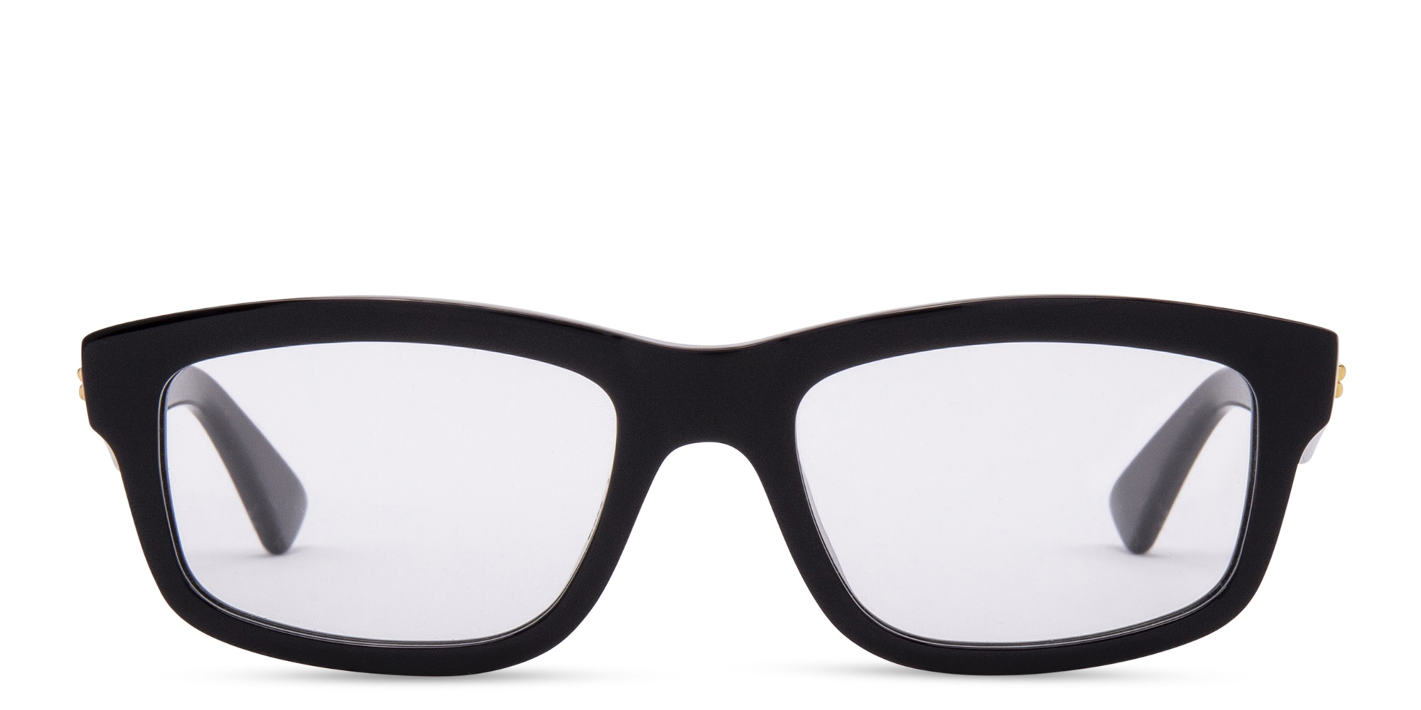 BOTTEGA VENETA Rectangle Eyeglasses in Black – Product Photo 1