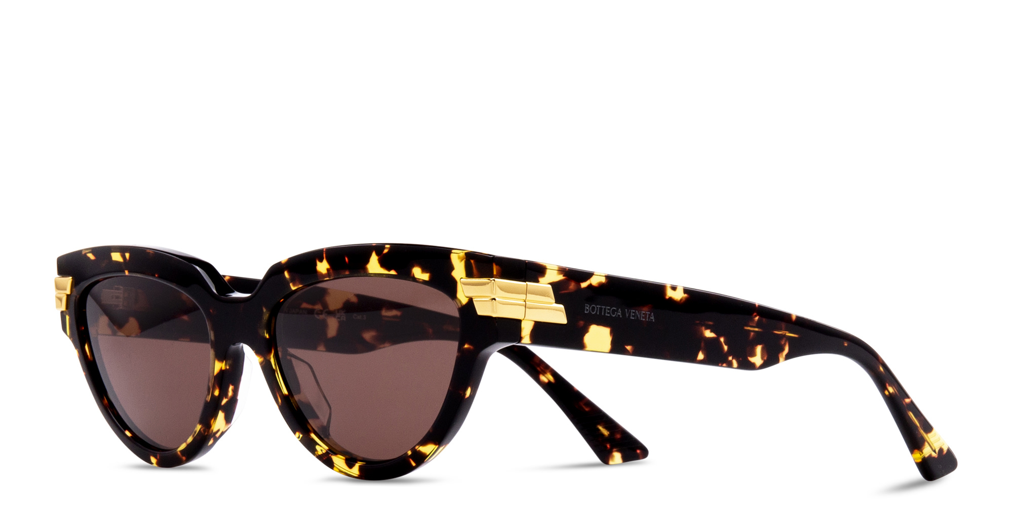 BOTTEGA VENETA Cat-Eye Sunglasses in Havana – Product Photo 2