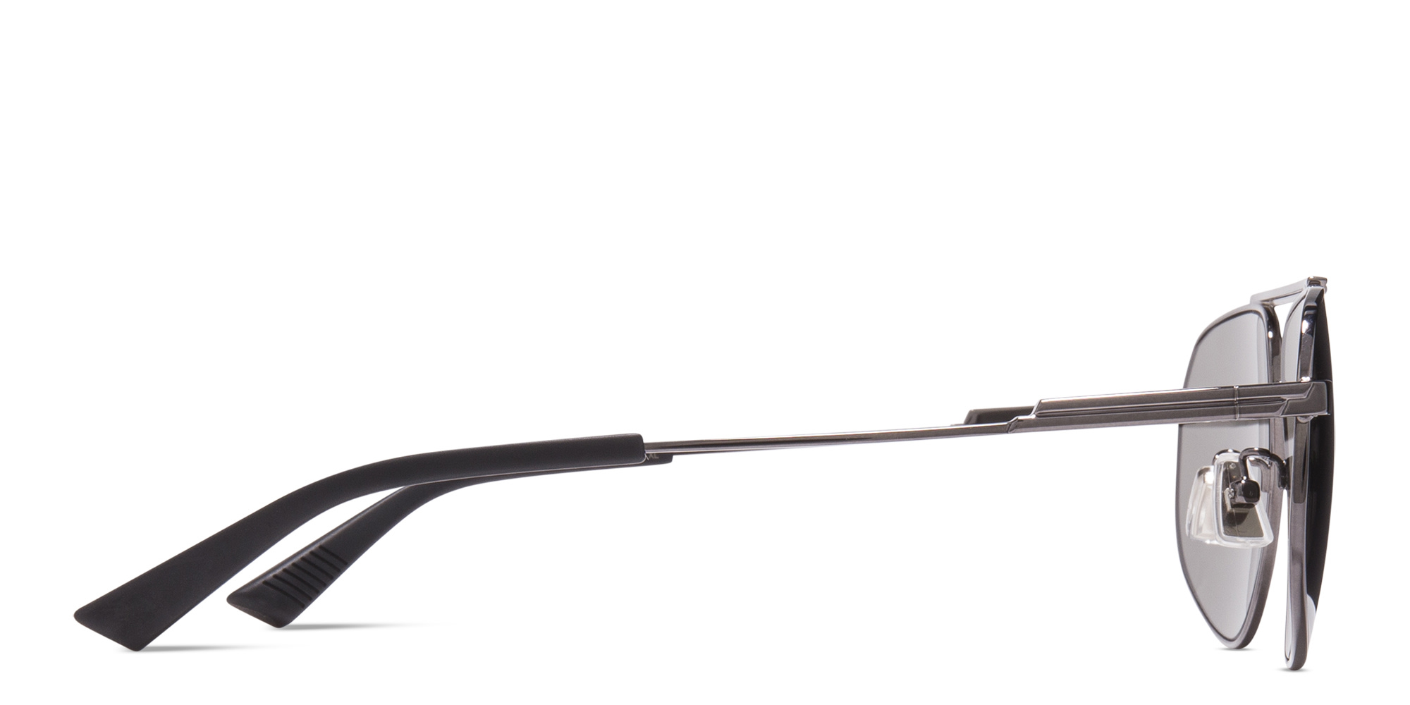 Shop BOTTEGA VENETA Unisex Aviator Sunglasses in Silver online.