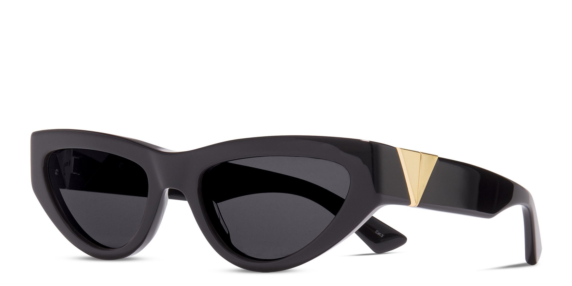 Shop BOTTEGA VENETA Cat-Eye Sunglasses in Black online.