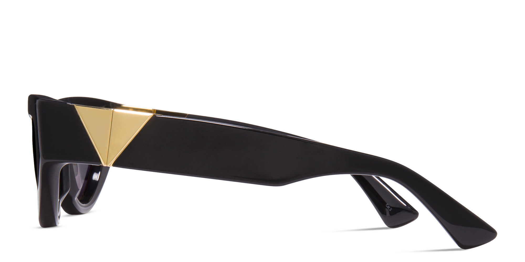 Shop BOTTEGA VENETA Cat-Eye Sunglasses in Black online.