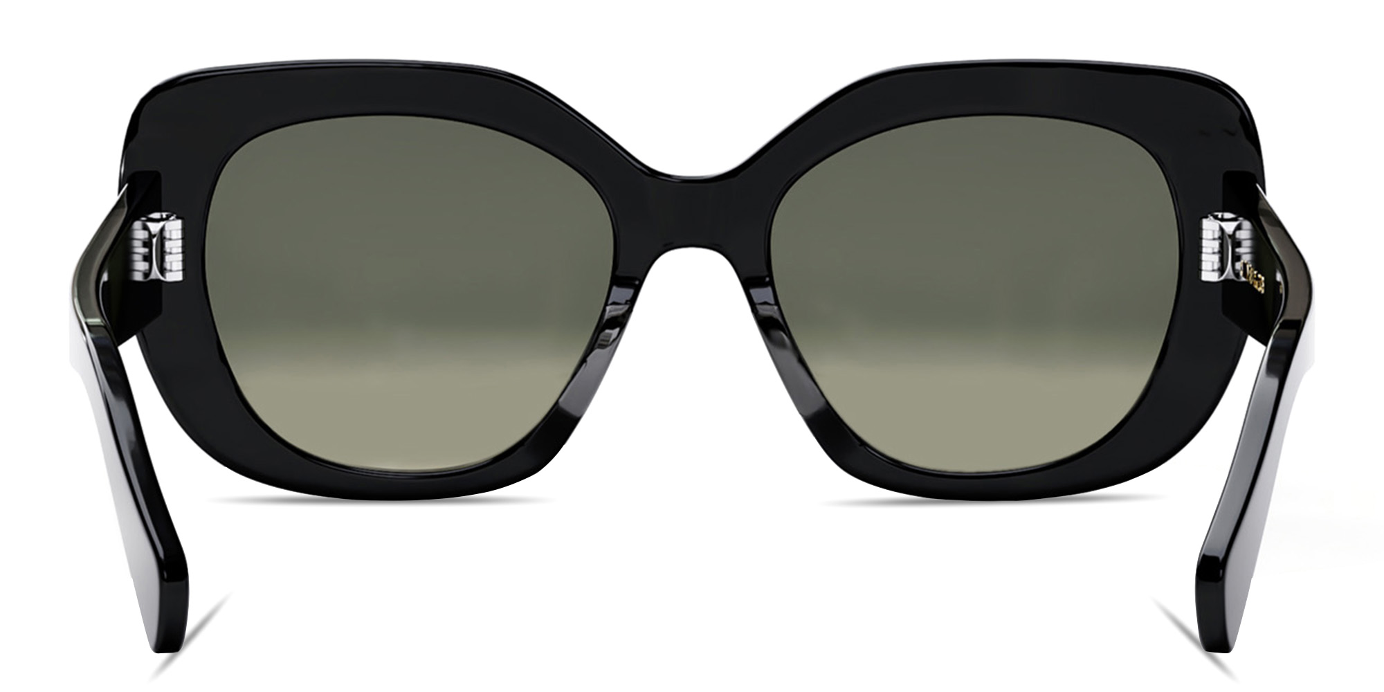 CELINE Triomphe Black Butterfly Sunglasses in Black – Product Photo 4