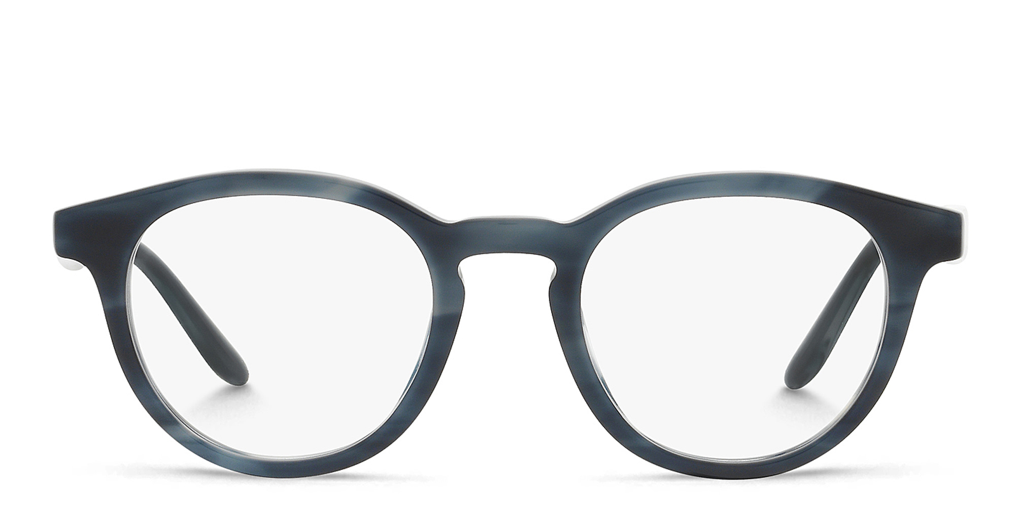 GIORGIO ARMANI Panthos Eyeglasses in Striped Blue – Product Photo 1