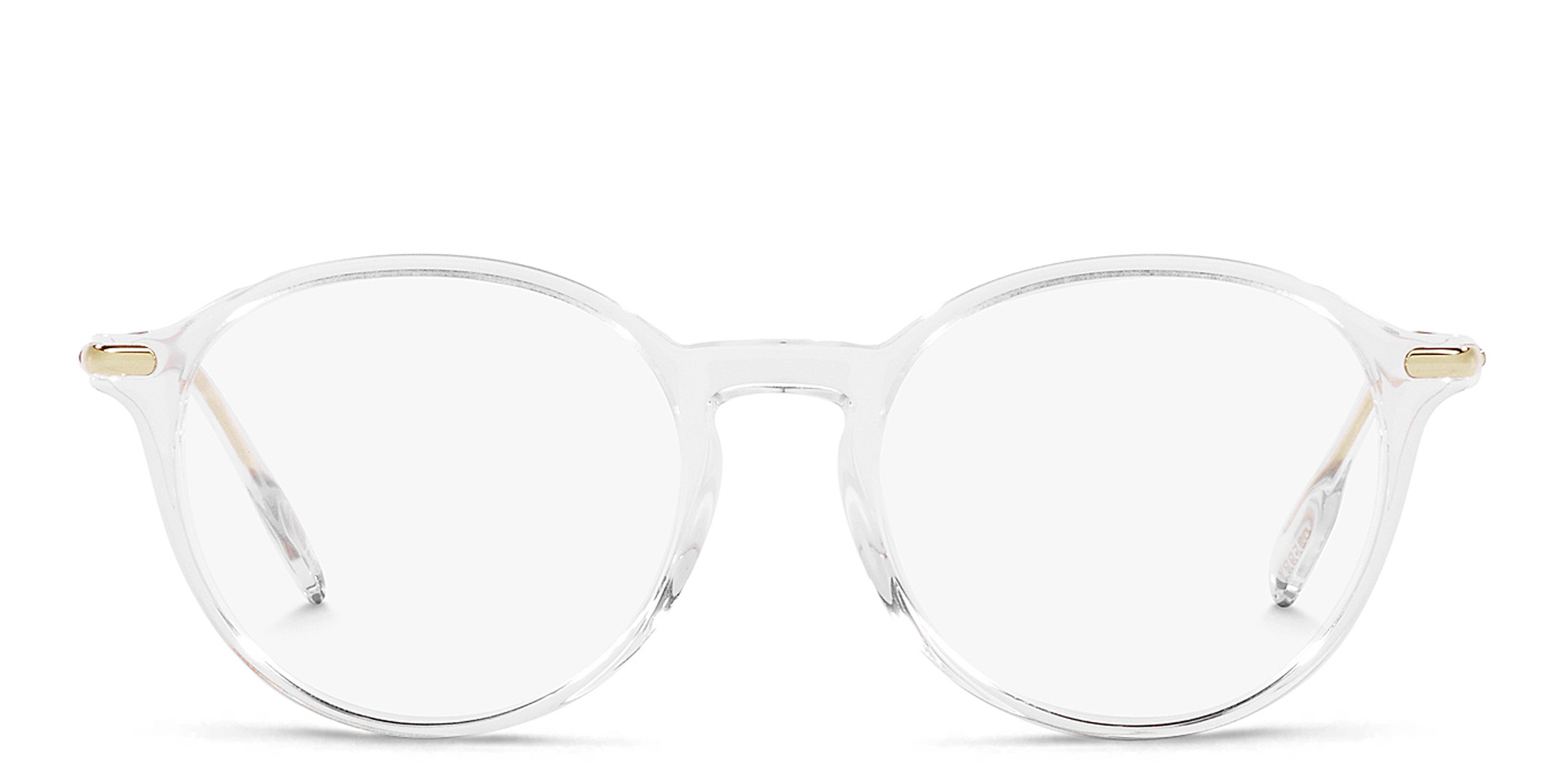 Shop BURBERRY Panthos Eyeglasses in Transparent online.