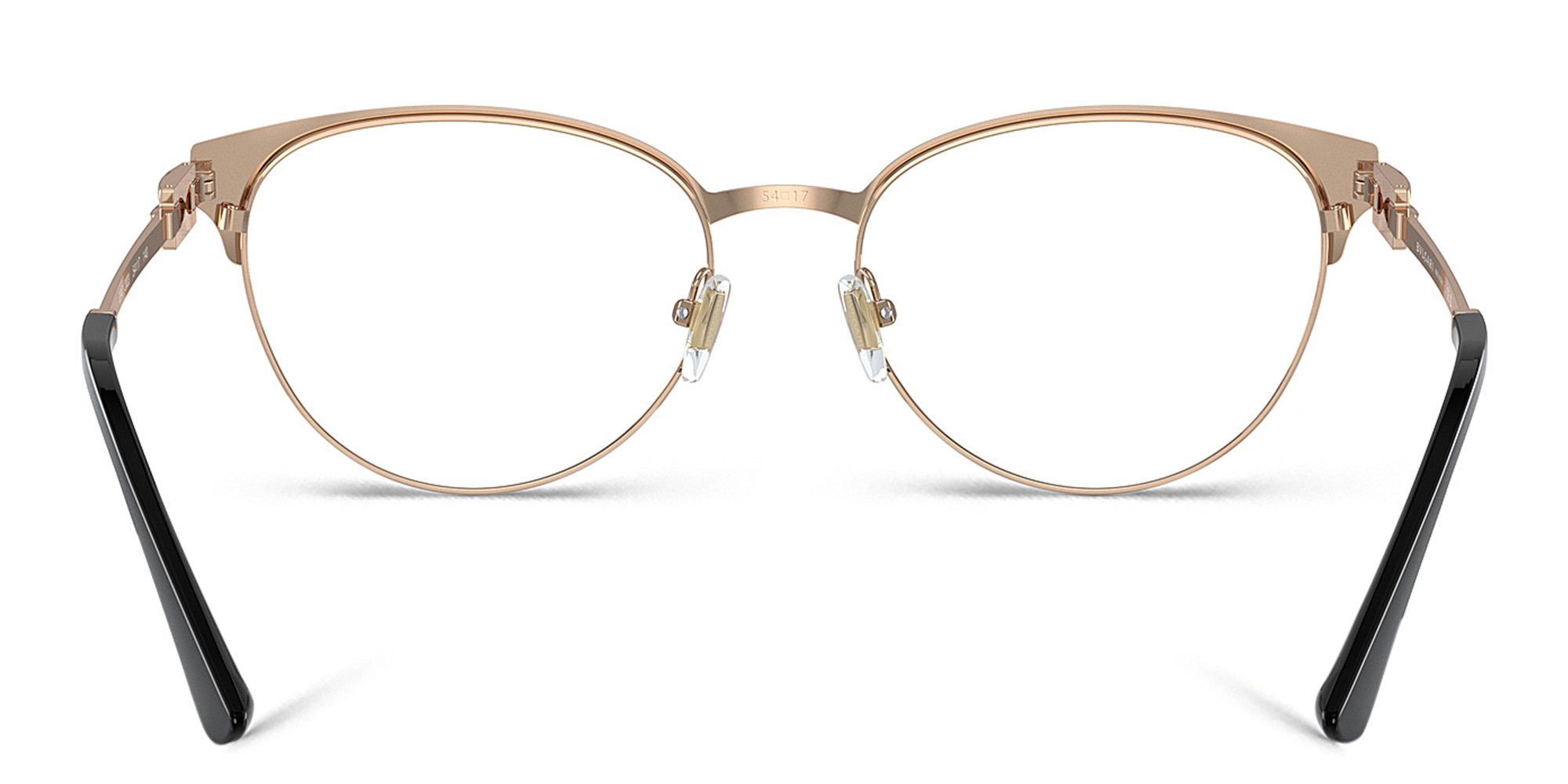 BVLGARI Cat-Eye Eyeglasses in Rose Gold – Product Photo 4