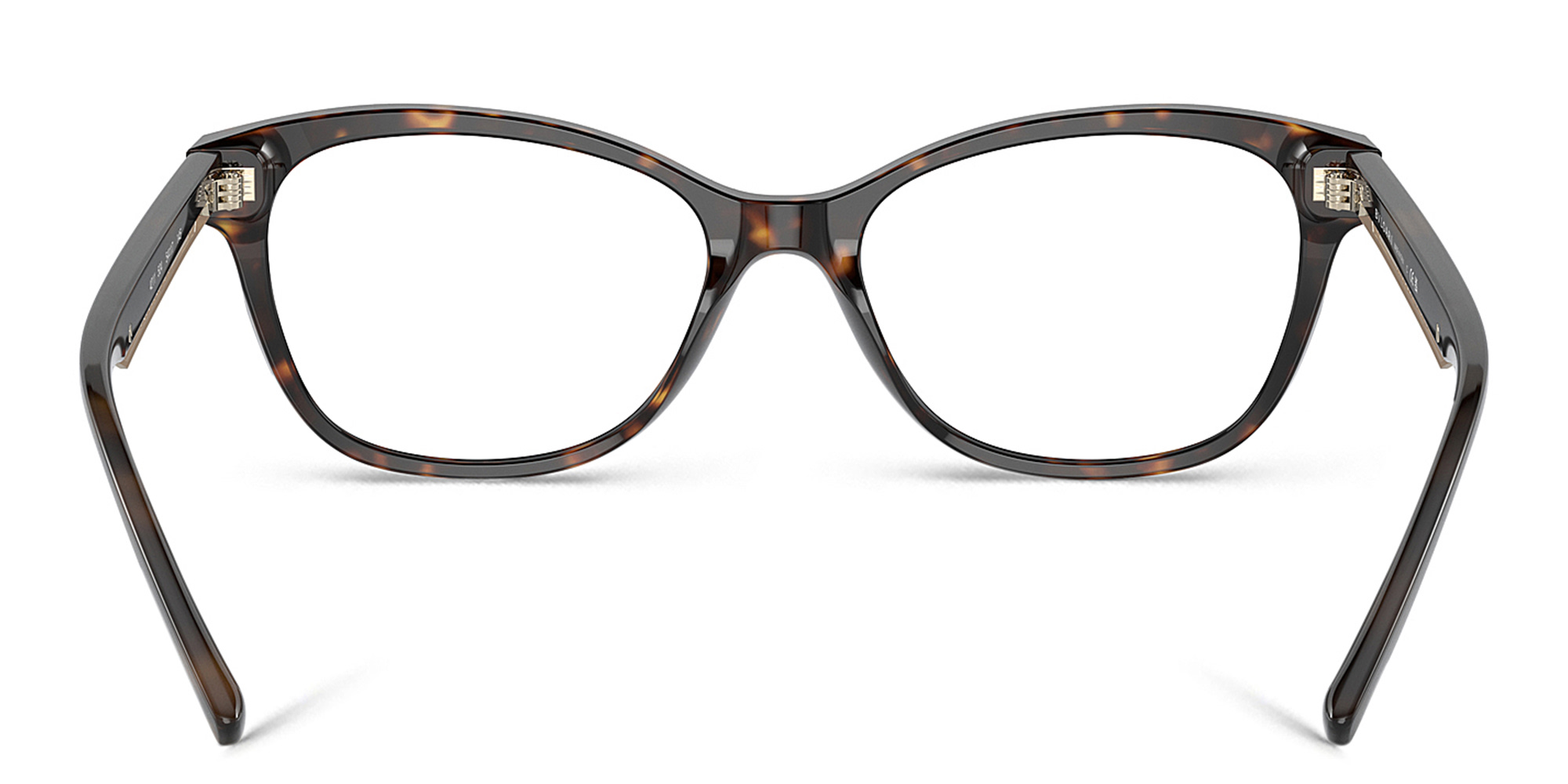 Shop BVLGARI Butterfly Eyeglasses in Havana online.