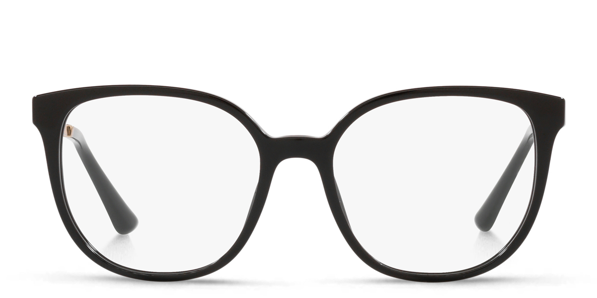 Shop BVLGARI Cat-Eye Eyeglasses in Black online.