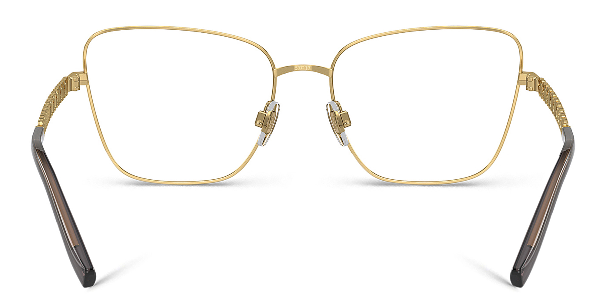 Dolce & Gabbana Butterfly Eyeglasses in Gold/Matte Black – Product Photo 4