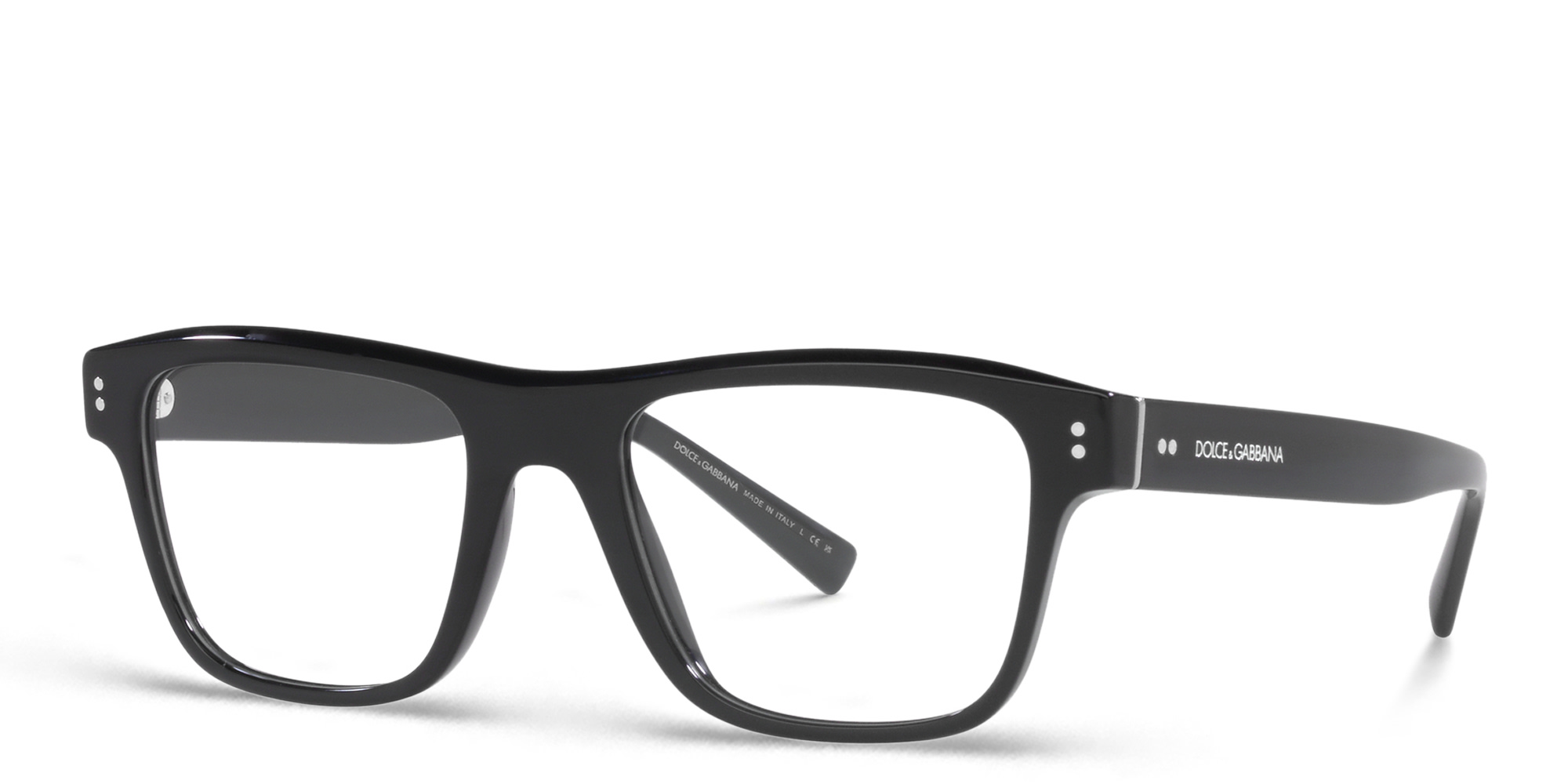 Dolce & Gabbana Square Eyeglasses in Black – Product Photo 2