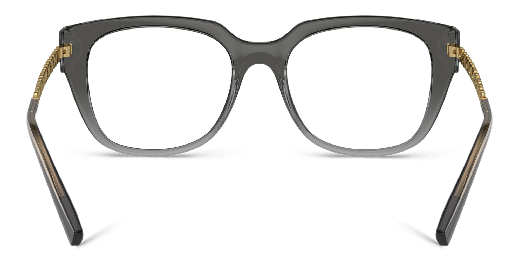 Dolce & Gabbana Square Eyeglasses in Gradient Black – Product Photo 4