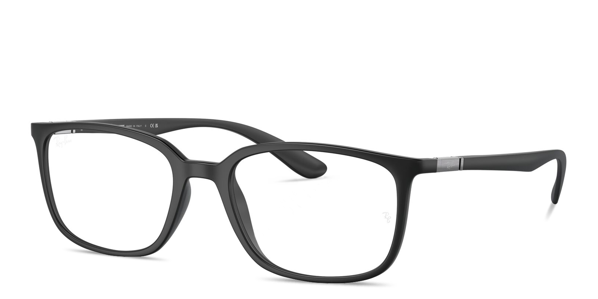Shop Ray-Ban Optics Unisex Pillow Eyeglasses in Shiny Black online.