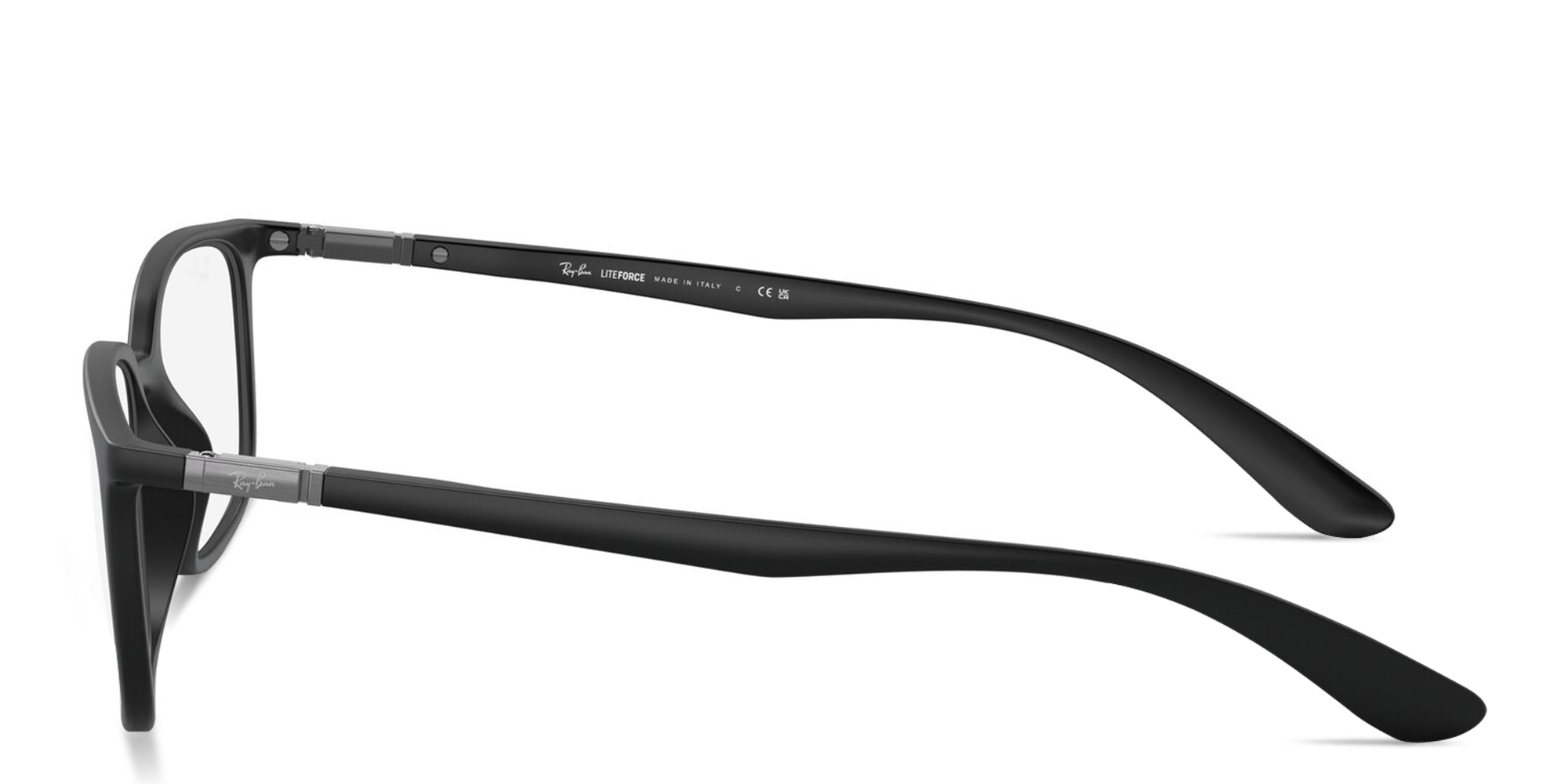 Shop Ray-Ban Optics Unisex Pillow Eyeglasses in Shiny Black online.