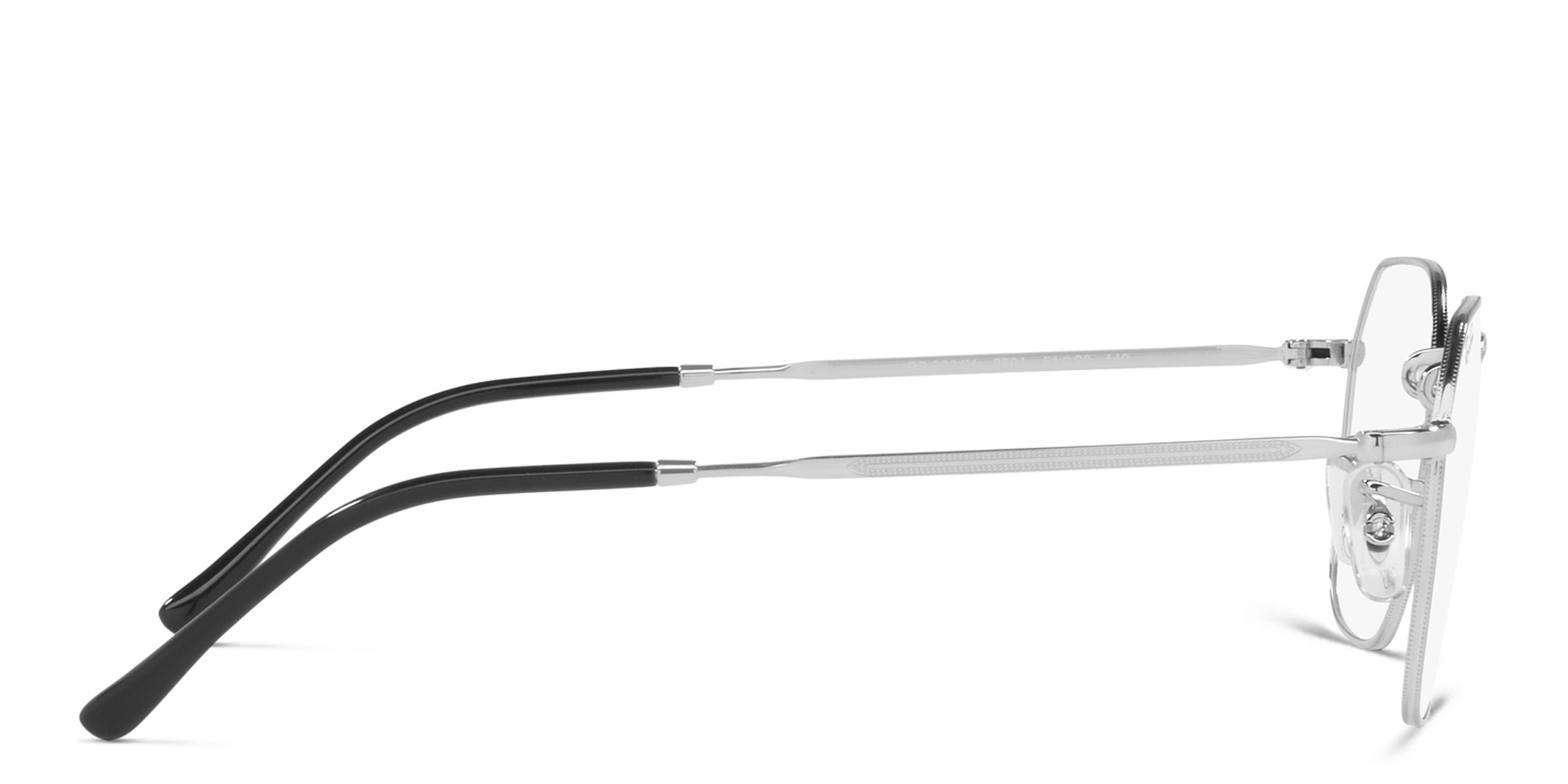 Shop Ray-Ban Jim Unisex Irregular Eyeglasses in Silver online.